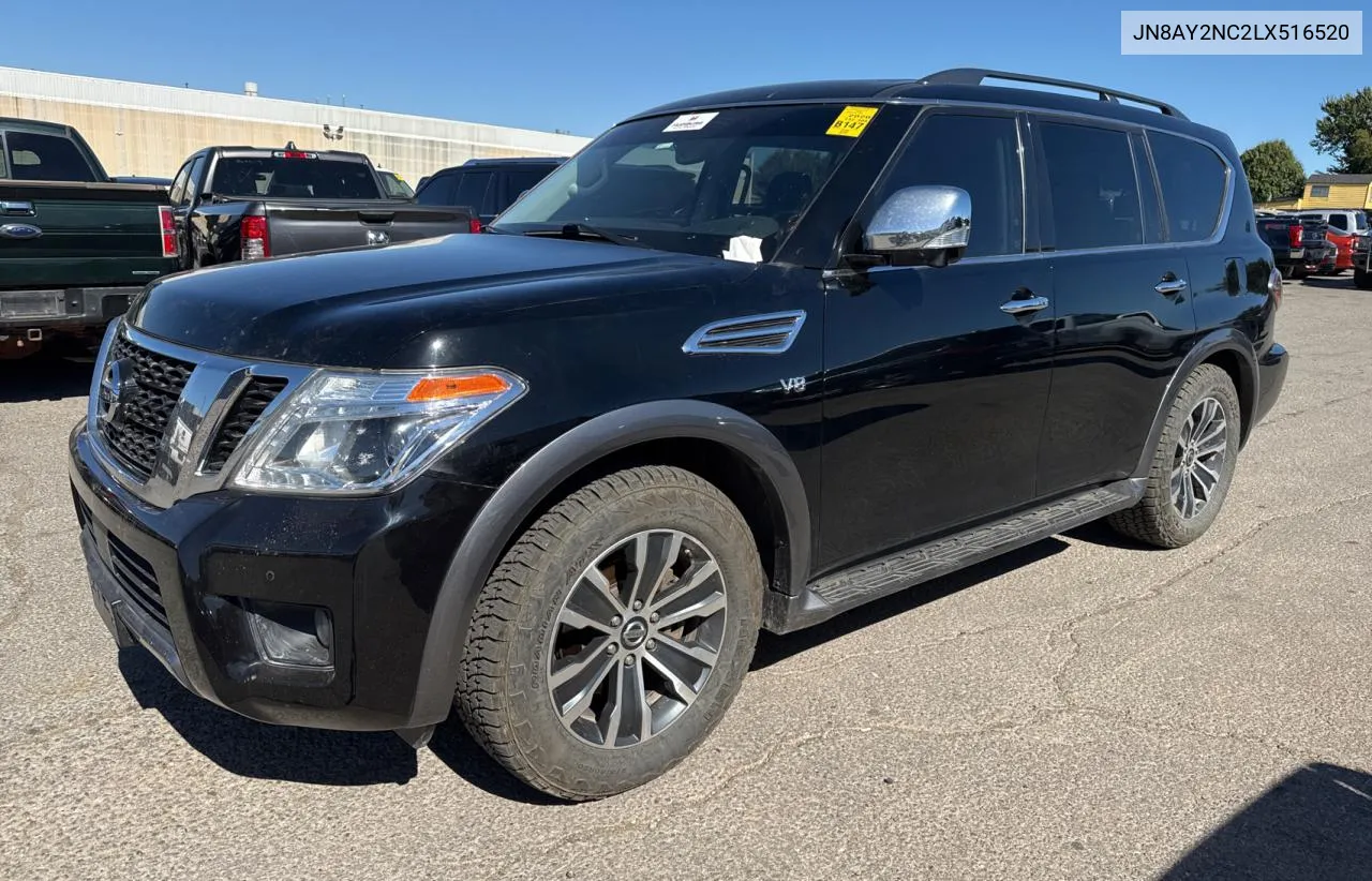 2020 Nissan Armada Sv VIN: JN8AY2NC2LX516520 Lot: 76779714