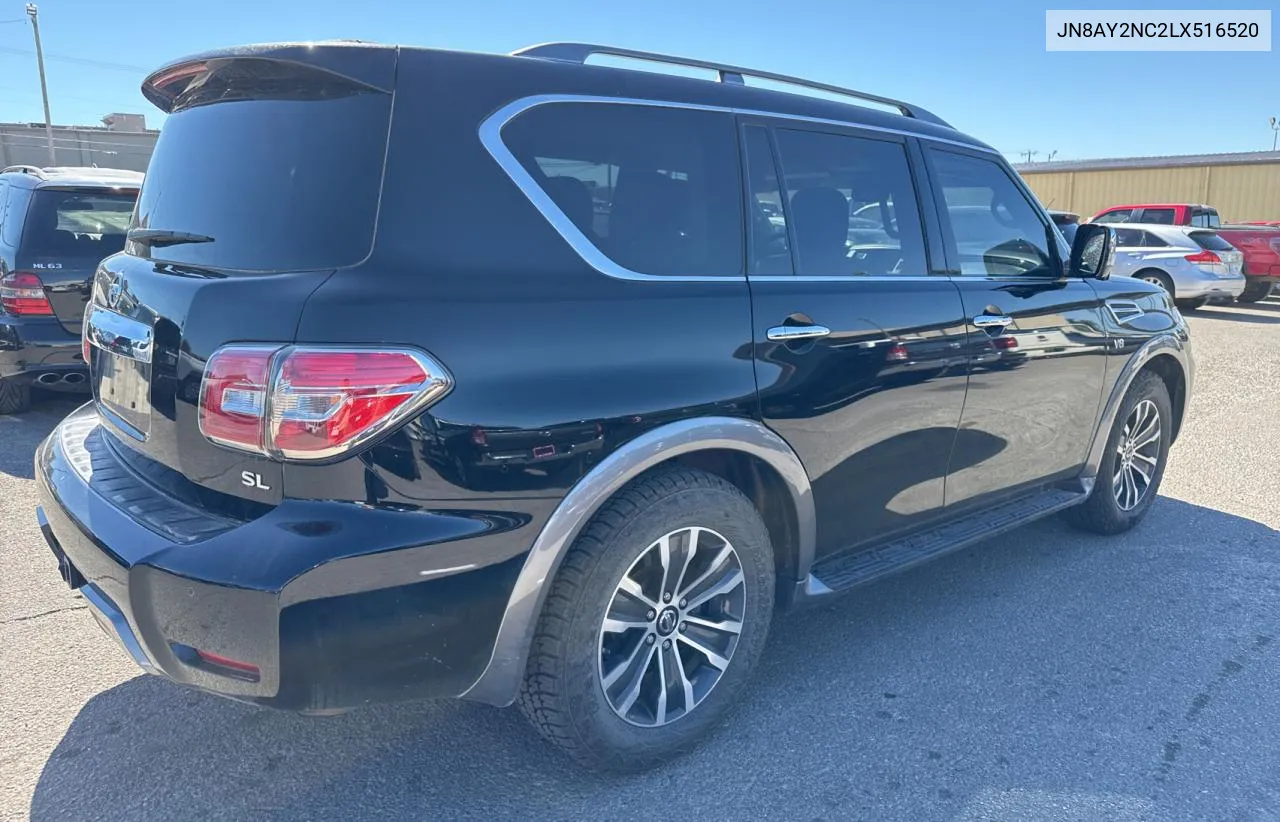 2020 Nissan Armada Sv VIN: JN8AY2NC2LX516520 Lot: 76779714