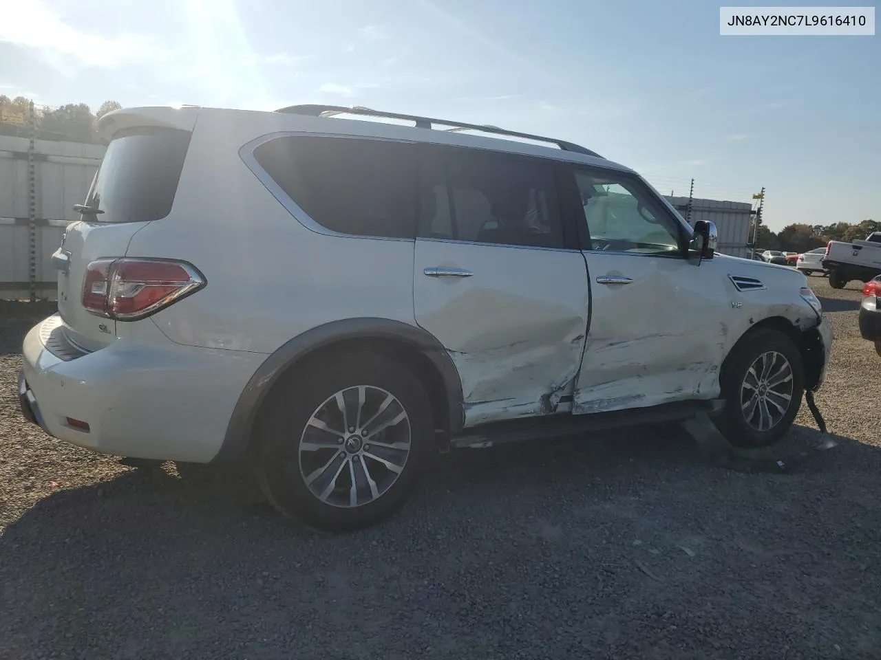 2020 Nissan Armada Sv VIN: JN8AY2NC7L9616410 Lot: 77113114