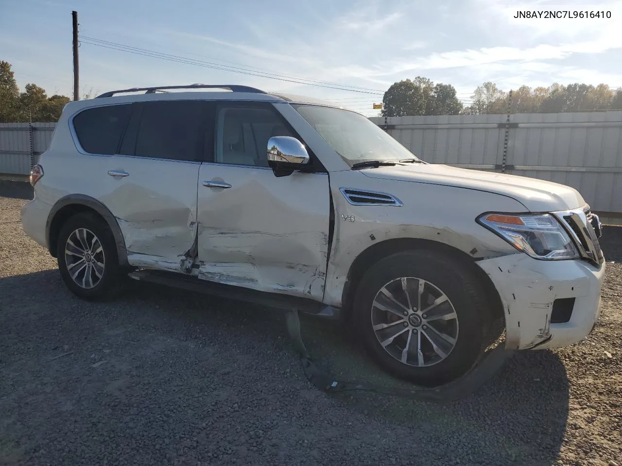 2020 Nissan Armada Sv VIN: JN8AY2NC7L9616410 Lot: 77113114