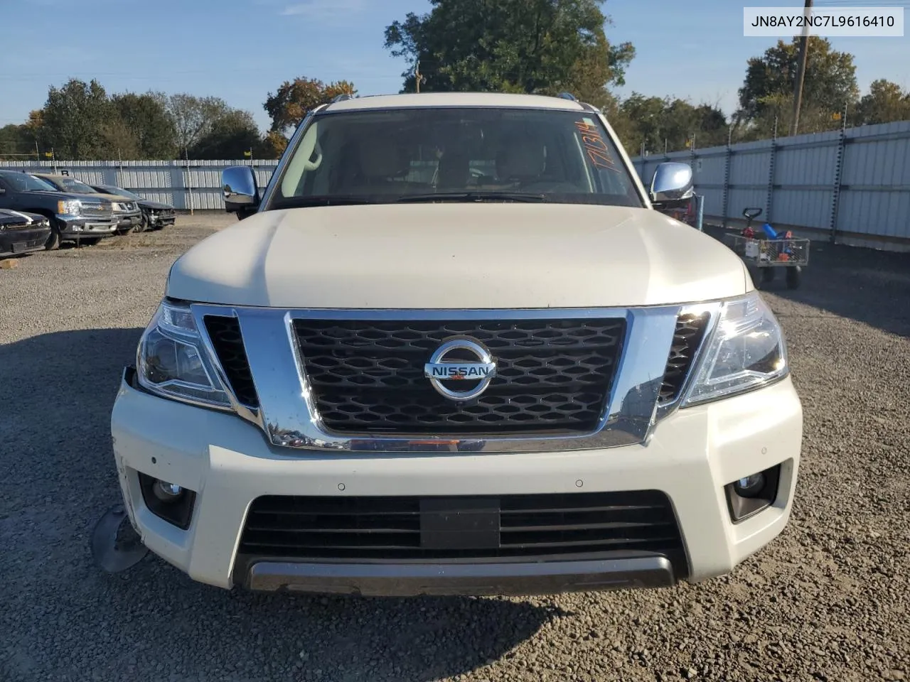 2020 Nissan Armada Sv VIN: JN8AY2NC7L9616410 Lot: 77113114