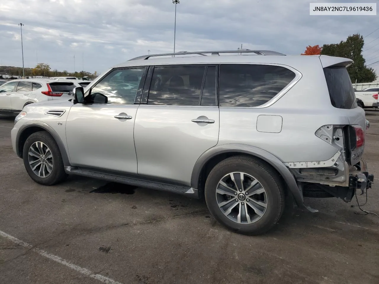 2020 Nissan Armada Sv VIN: JN8AY2NC7L9619436 Lot: 77568584