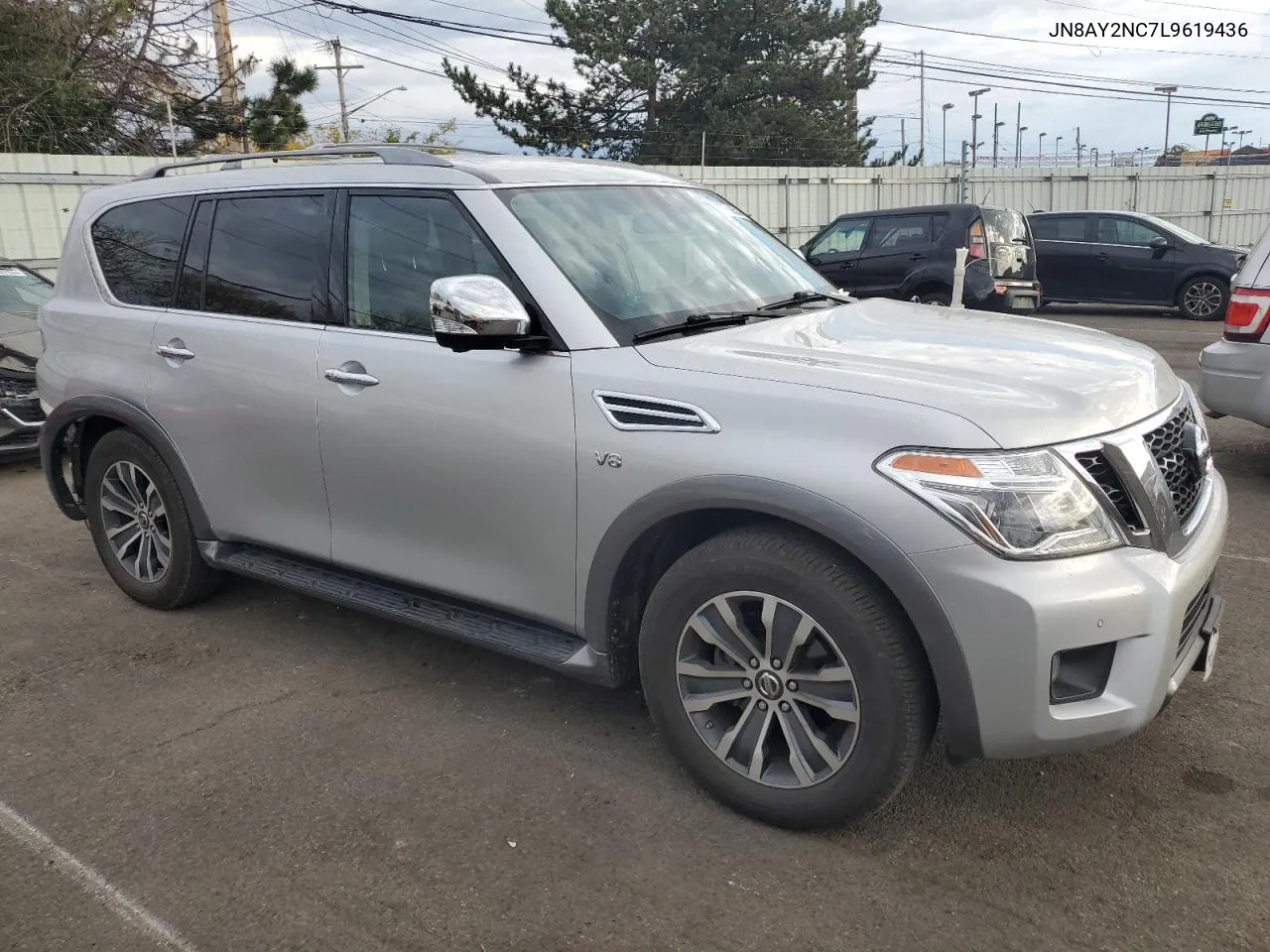 2020 Nissan Armada Sv VIN: JN8AY2NC7L9619436 Lot: 77568584