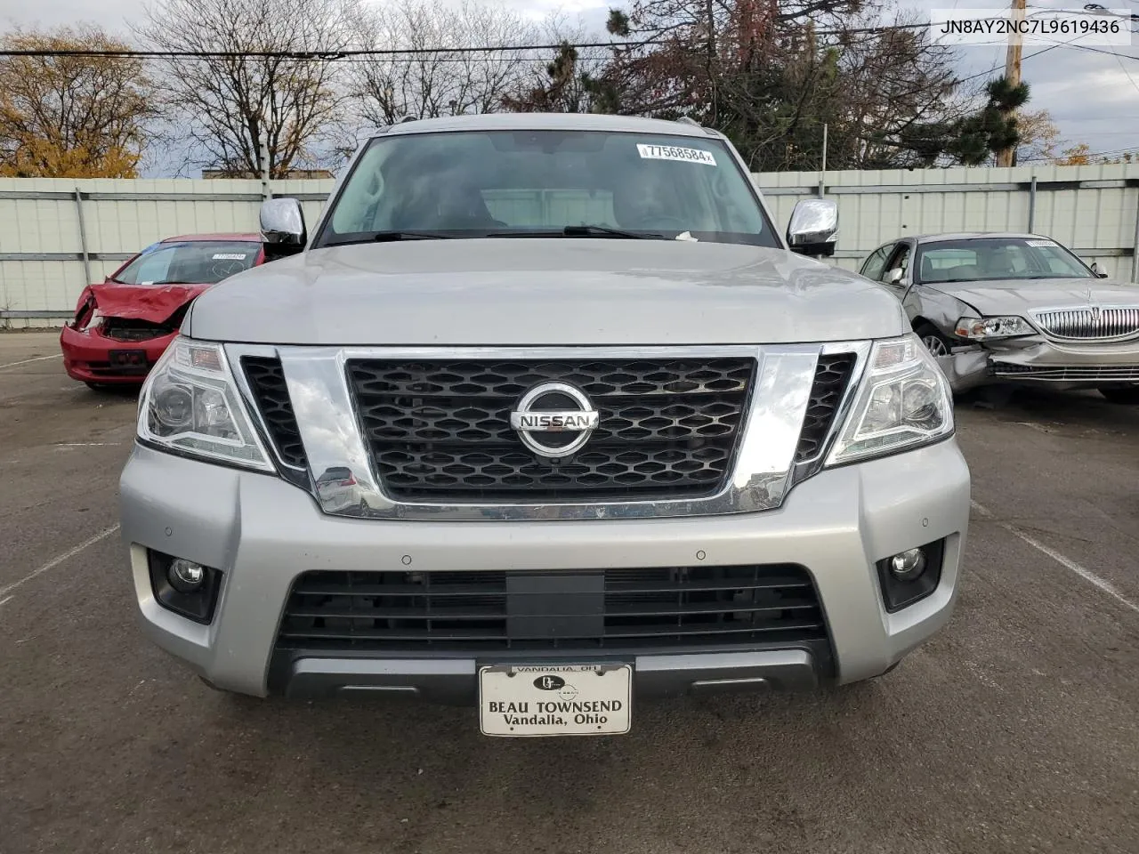 2020 Nissan Armada Sv VIN: JN8AY2NC7L9619436 Lot: 77568584