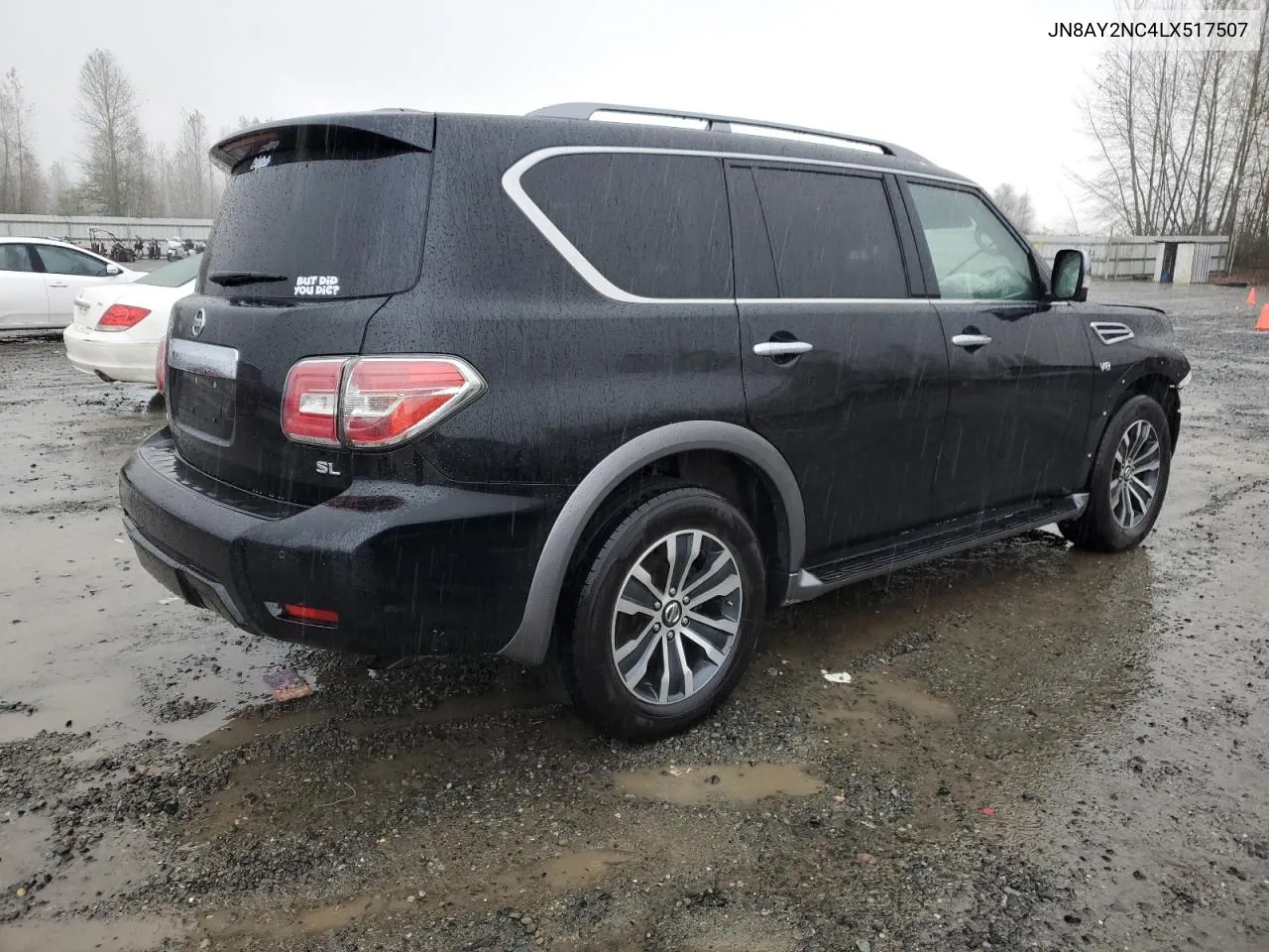 2020 Nissan Armada Sv VIN: JN8AY2NC4LX517507 Lot: 77891114