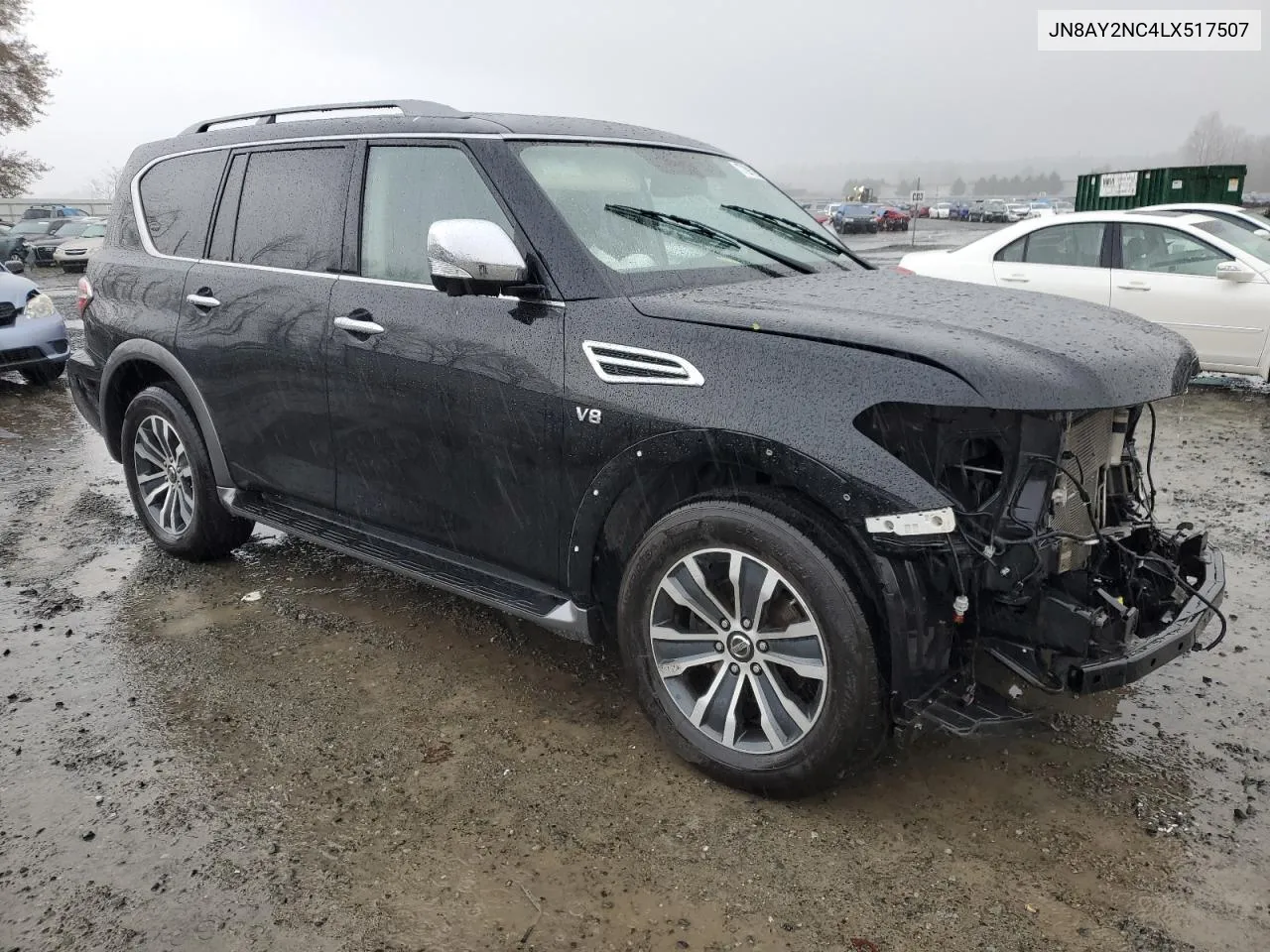 2020 Nissan Armada Sv VIN: JN8AY2NC4LX517507 Lot: 77891114