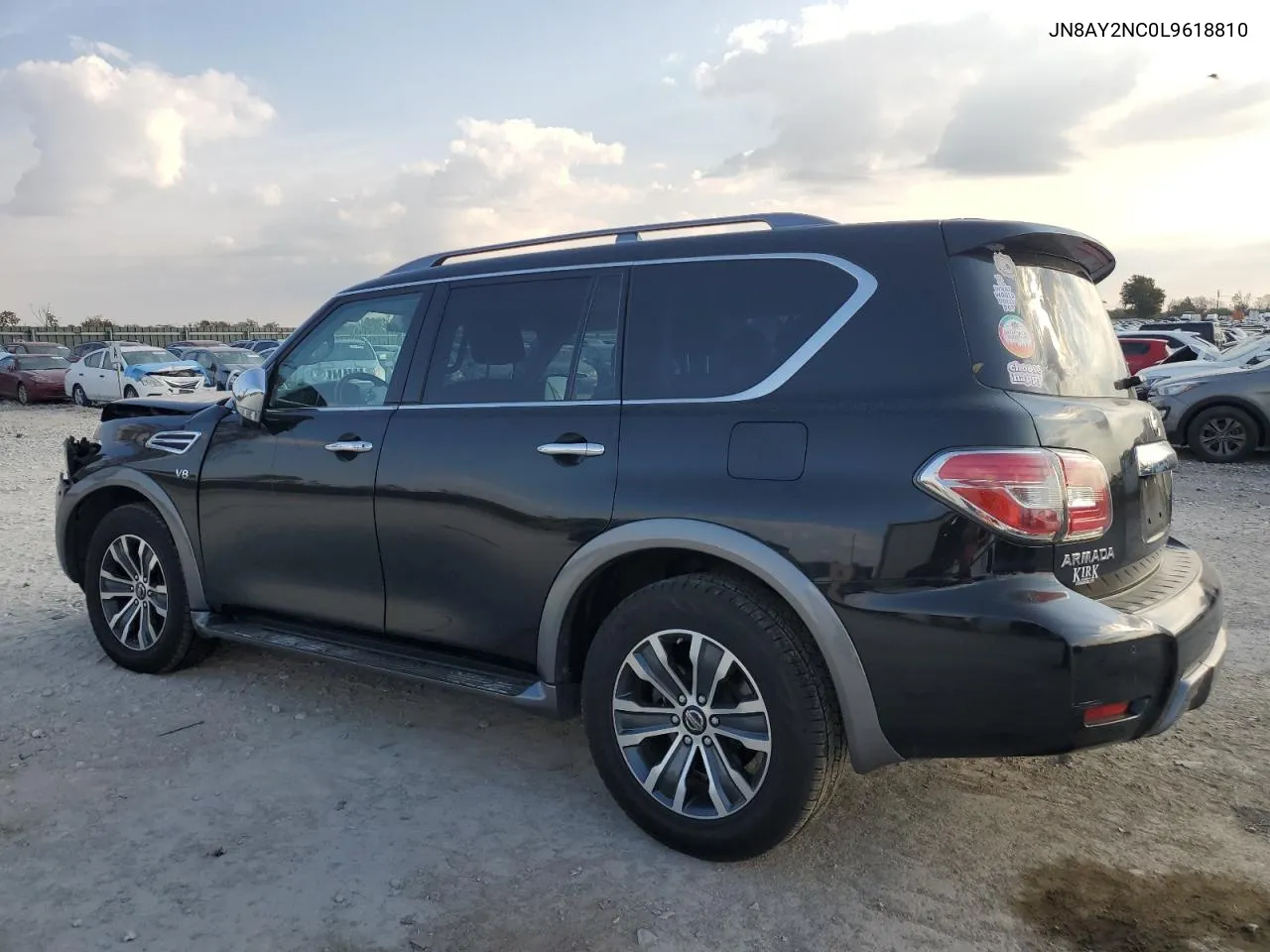 2020 Nissan Armada Sv VIN: JN8AY2NC0L9618810 Lot: 77942694