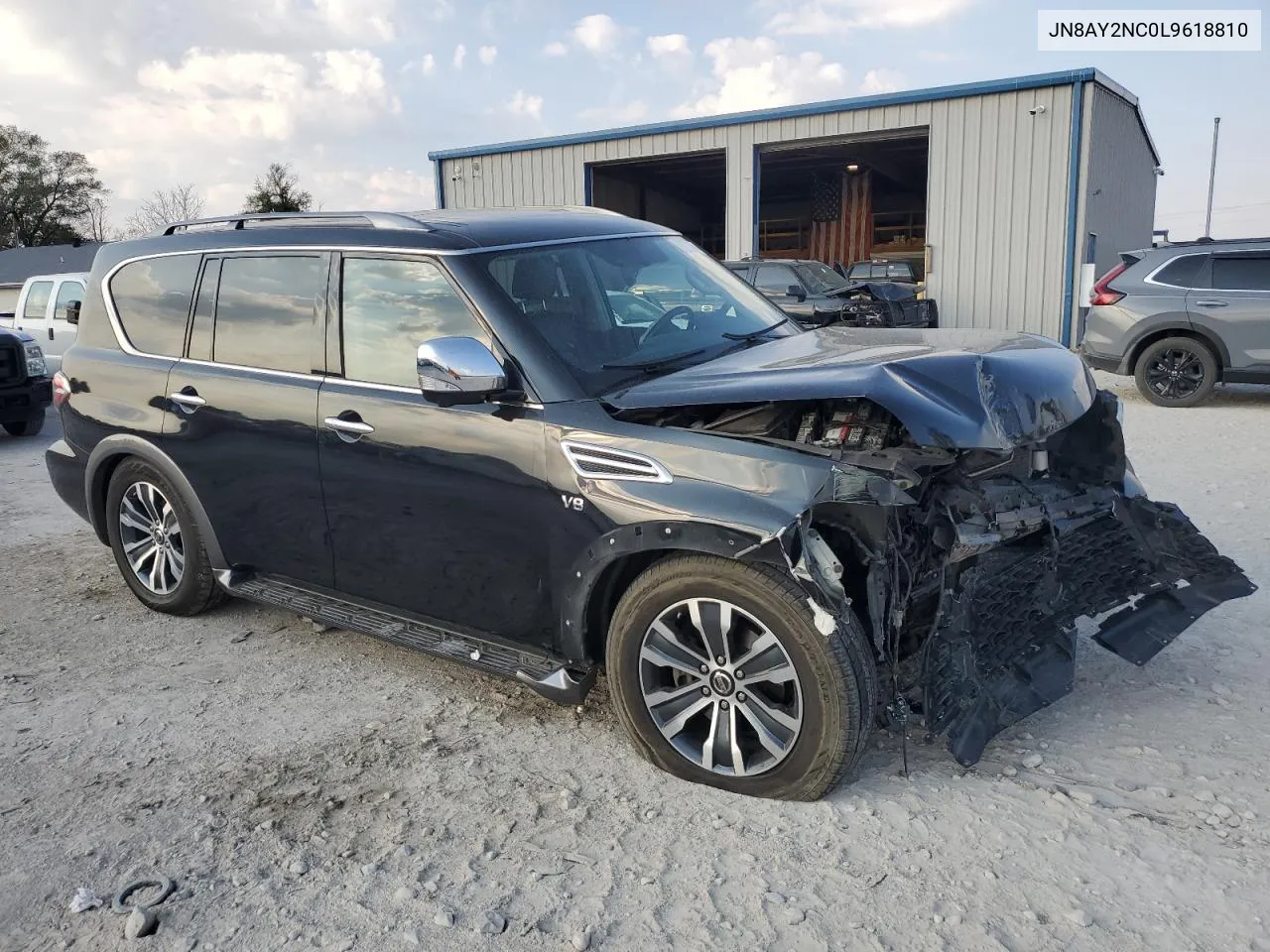 2020 Nissan Armada Sv VIN: JN8AY2NC0L9618810 Lot: 77942694