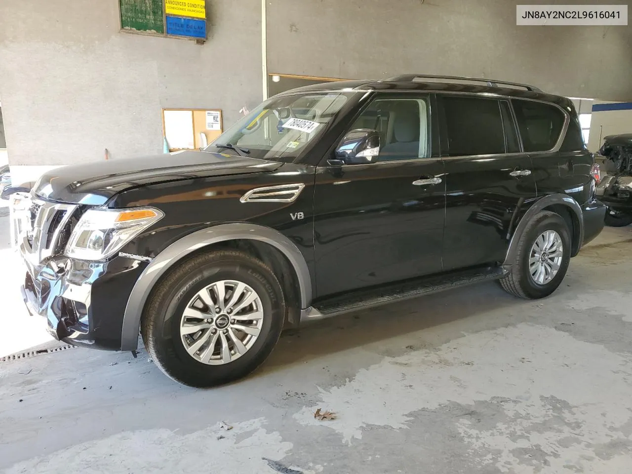 2020 Nissan Armada Sv VIN: JN8AY2NC2L9616041 Lot: 78040574