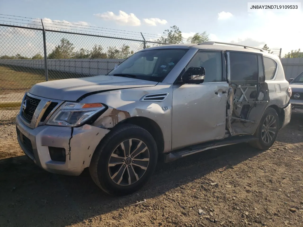 2020 Nissan Armada Sv VIN: JN8AY2ND7L9109533 Lot: 78384574