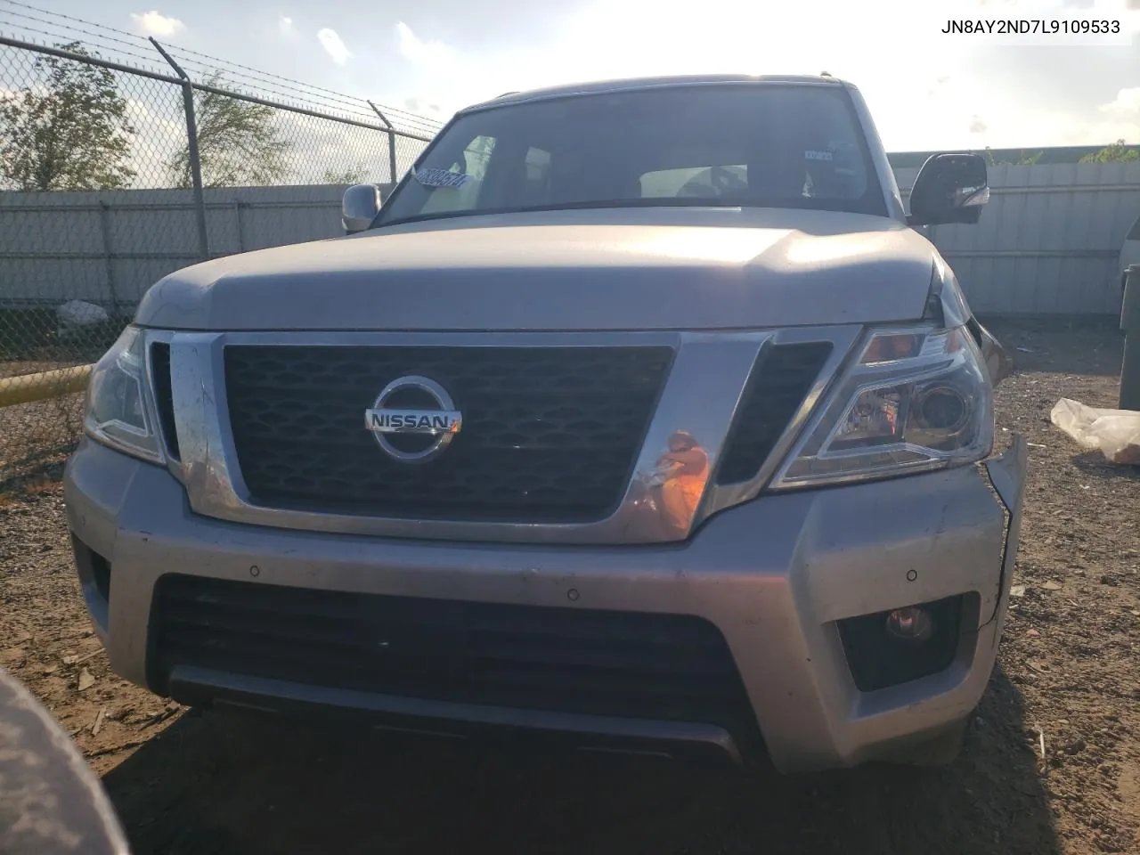 2020 Nissan Armada Sv VIN: JN8AY2ND7L9109533 Lot: 78384574