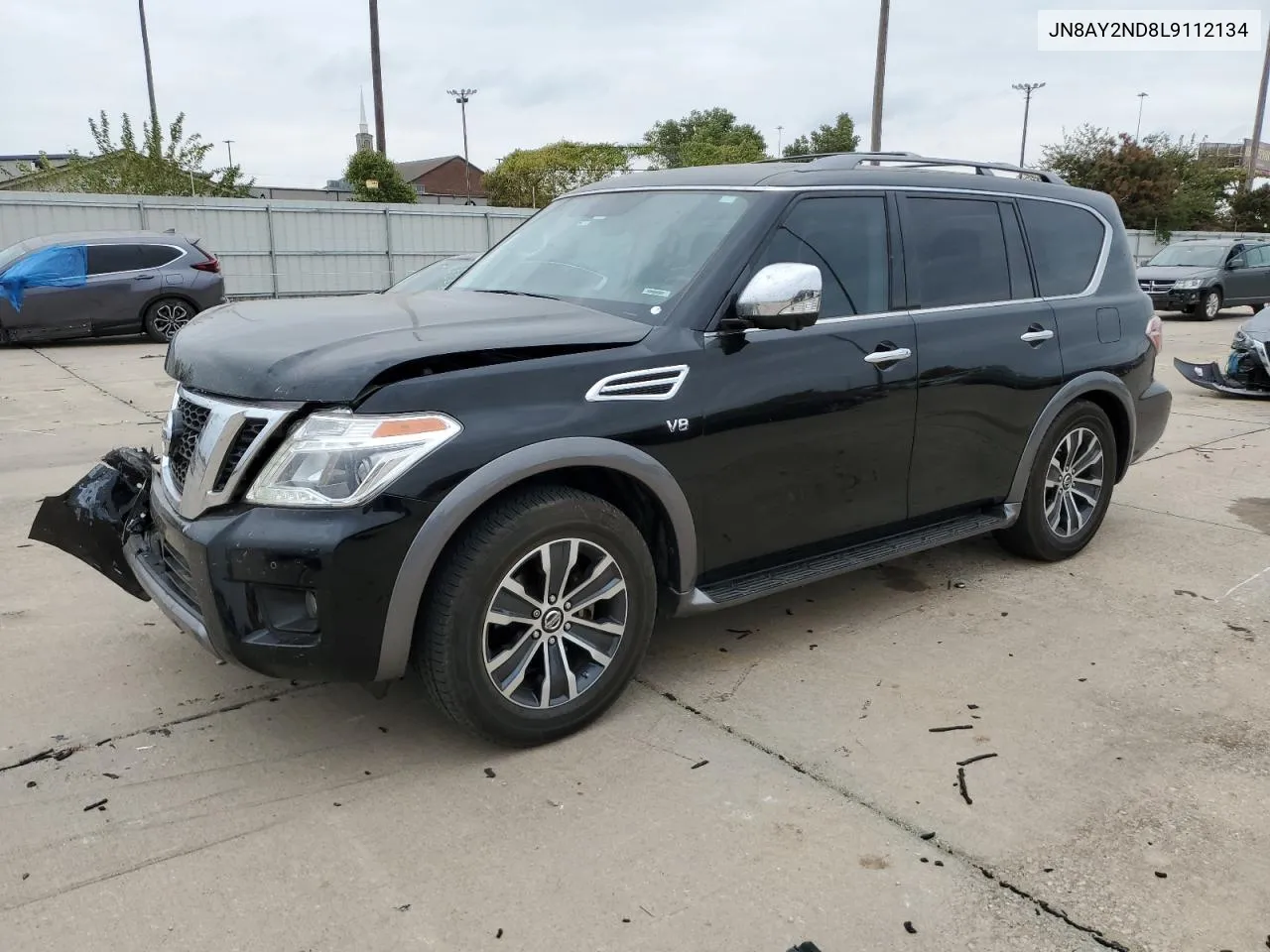 2020 Nissan Armada Sv VIN: JN8AY2ND8L9112134 Lot: 78459204