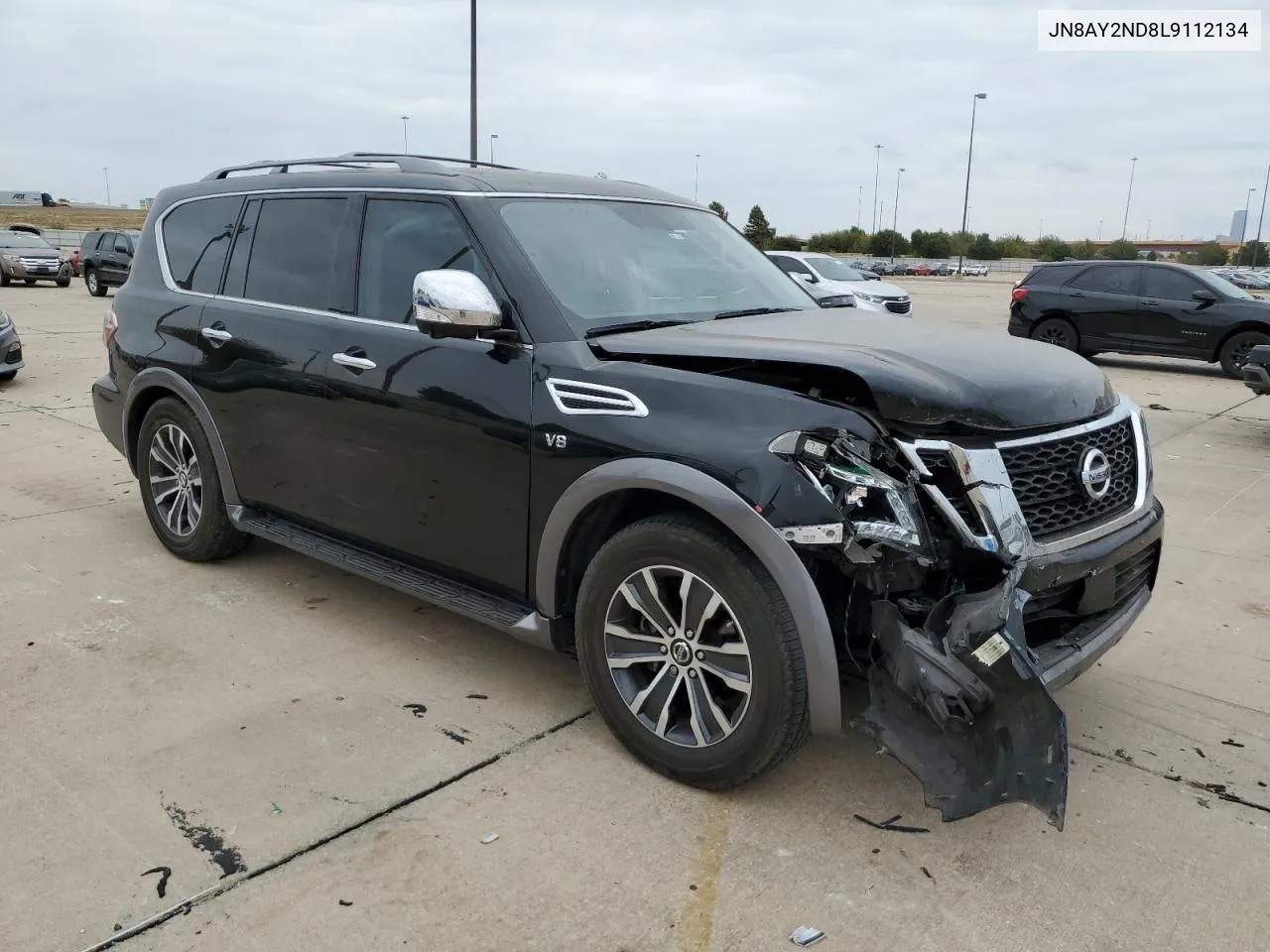 2020 Nissan Armada Sv VIN: JN8AY2ND8L9112134 Lot: 78459204