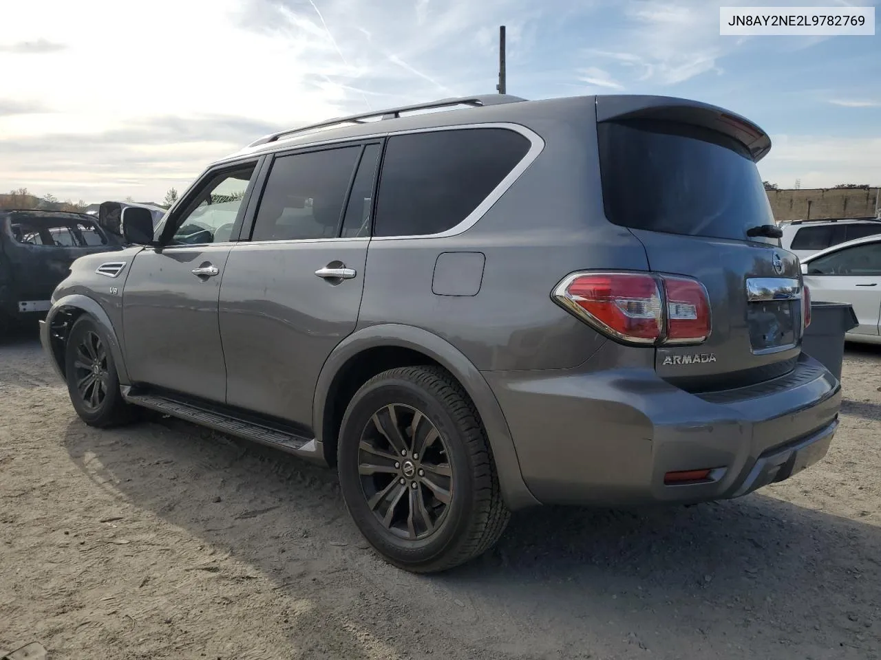 2020 Nissan Armada Platinum VIN: JN8AY2NE2L9782769 Lot: 78497934