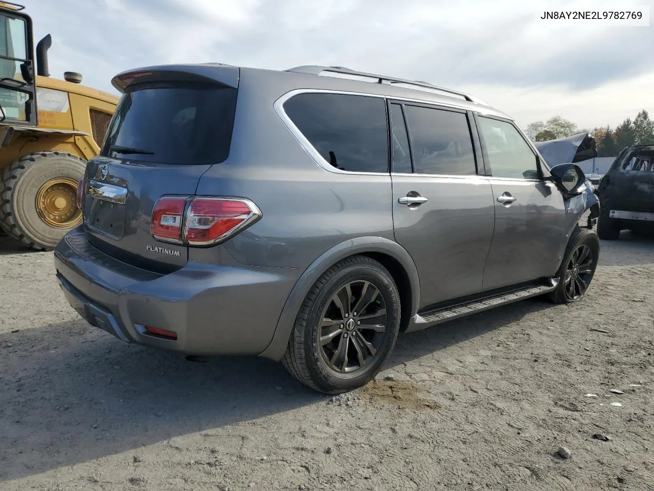 2020 Nissan Armada Platinum VIN: JN8AY2NE2L9782769 Lot: 78497934