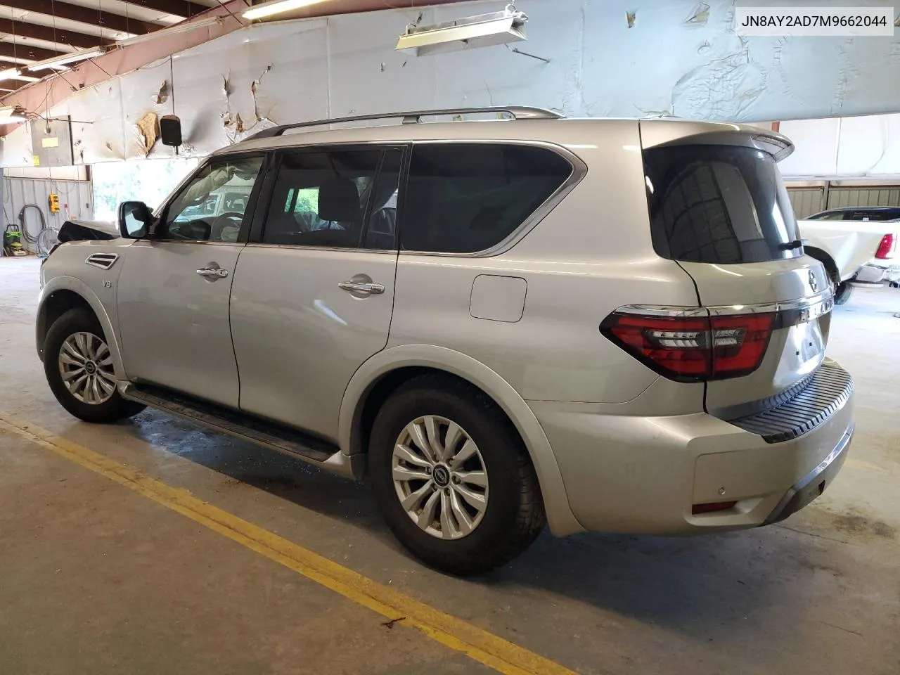 2021 Nissan Armada Sv VIN: JN8AY2AD7M9662044 Lot: 61632544