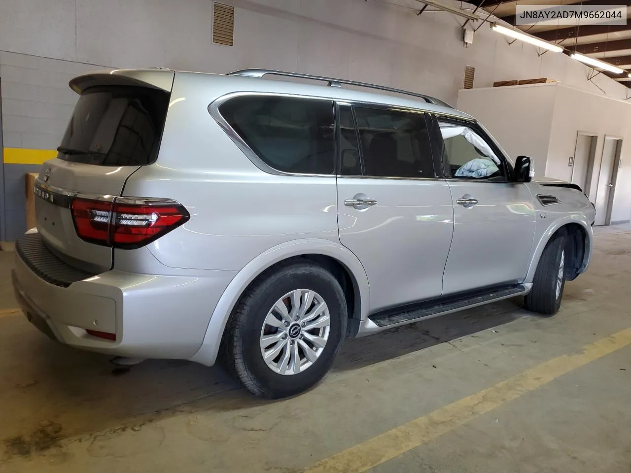 2021 Nissan Armada Sv VIN: JN8AY2AD7M9662044 Lot: 61632544