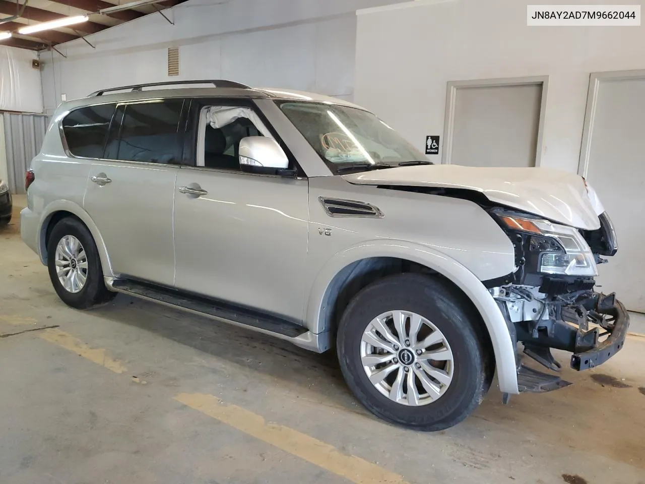 2021 Nissan Armada Sv VIN: JN8AY2AD7M9662044 Lot: 61632544