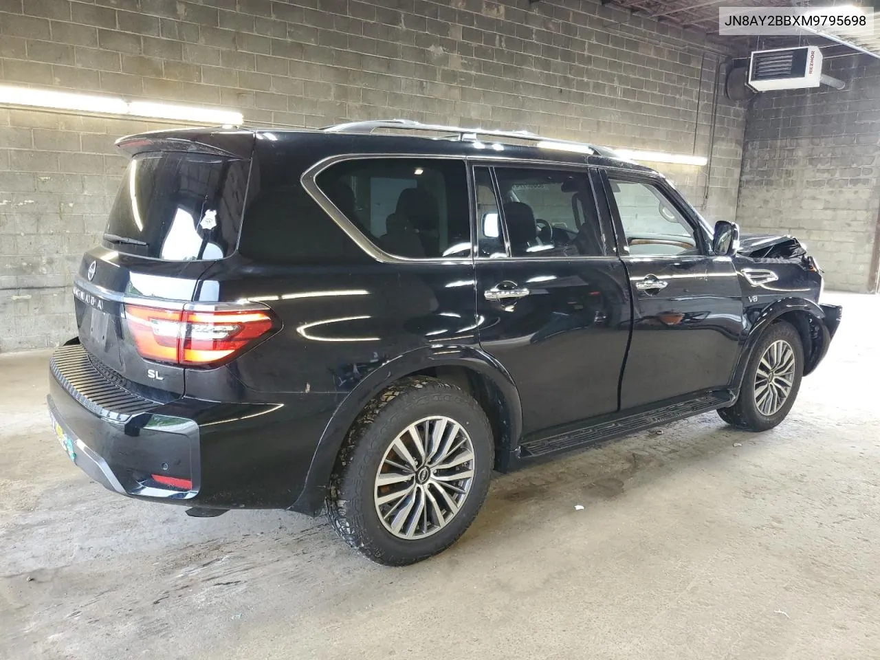 2021 Nissan Armada Sl VIN: JN8AY2BBXM9795698 Lot: 63000174