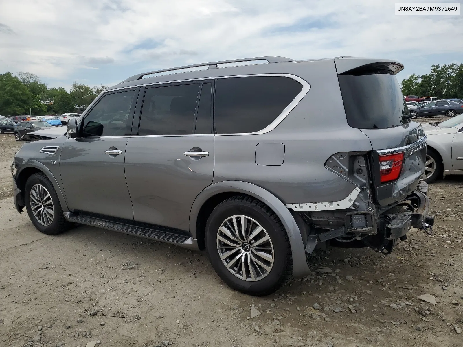 2021 Nissan Armada Sl VIN: JN8AY2BA9M9372649 Lot: 63675084