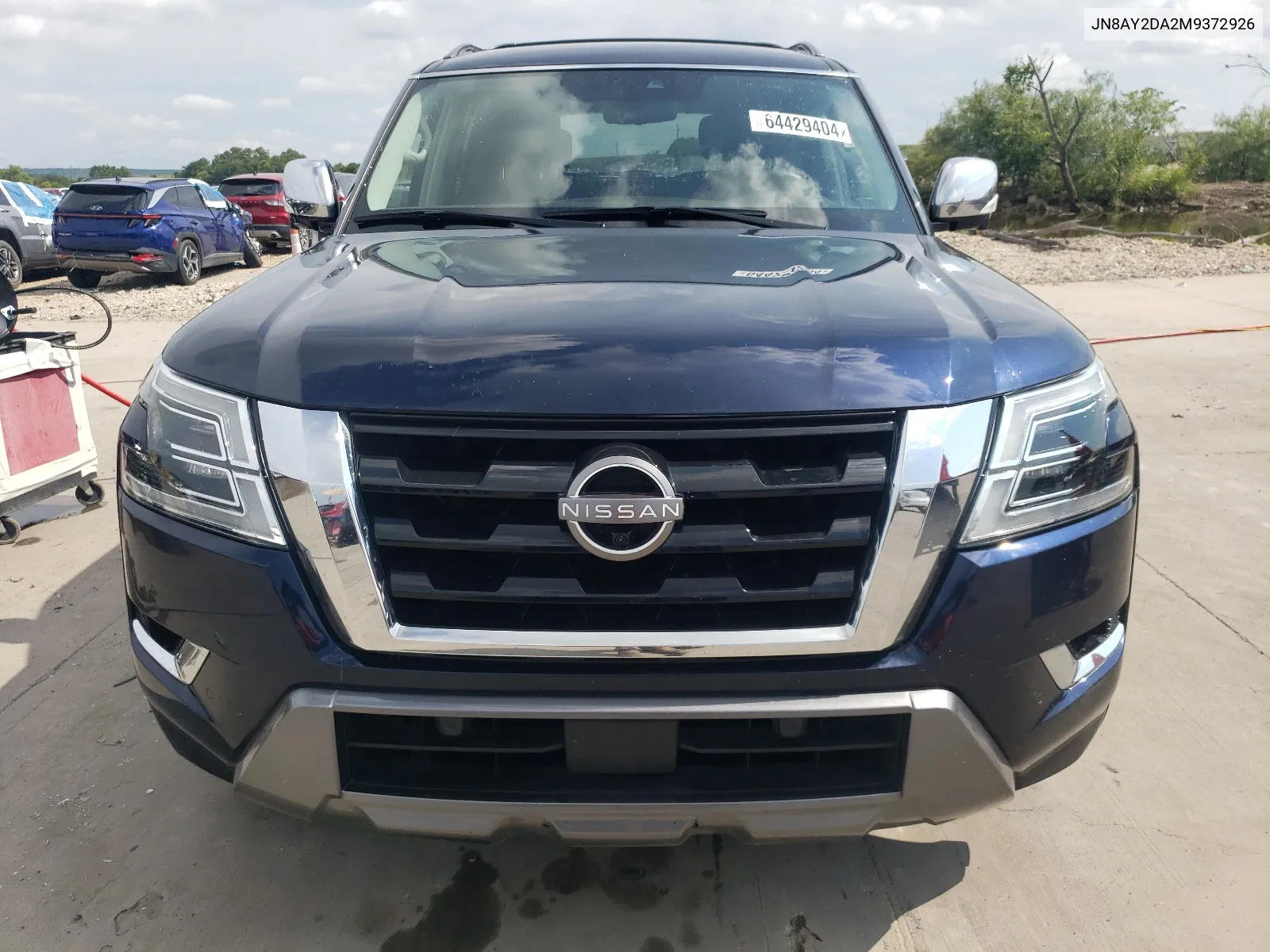 2021 Nissan Armada Platinum VIN: JN8AY2DA2M9372926 Lot: 64429404