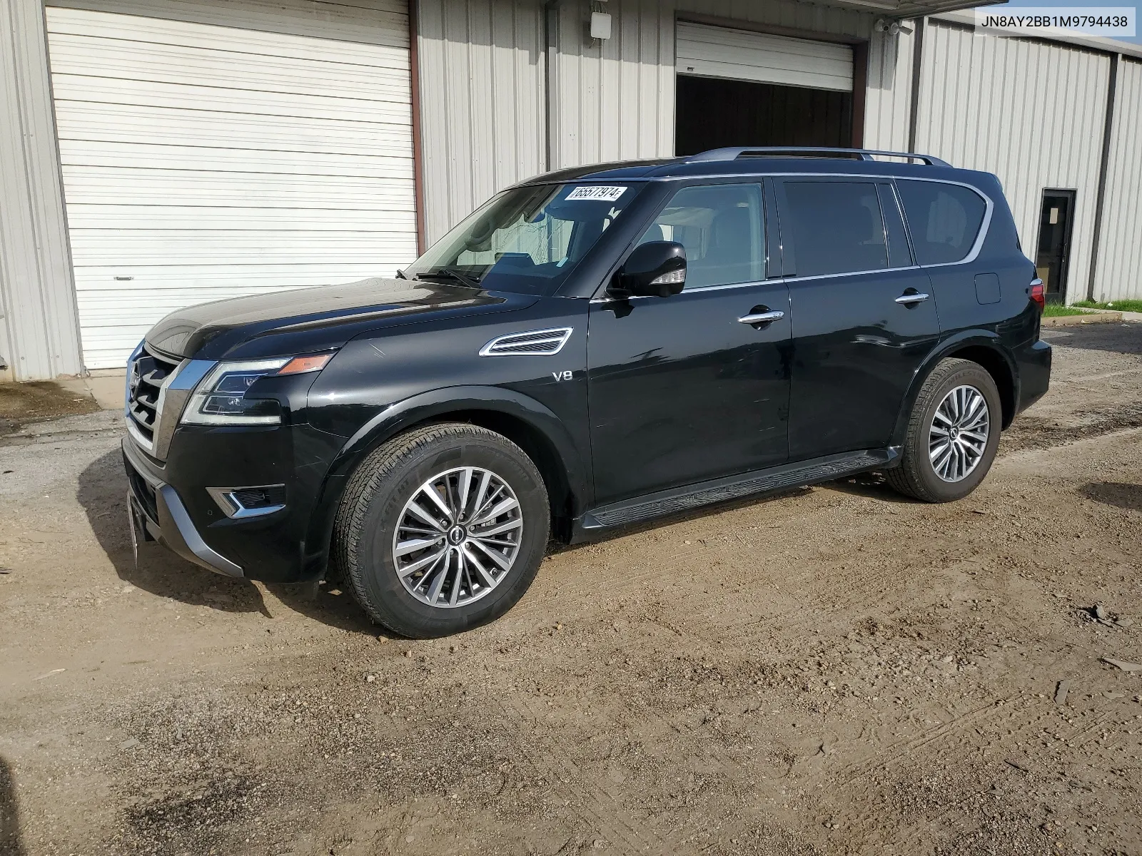 2021 Nissan Armada Sl VIN: JN8AY2BB1M9794438 Lot: 65577974