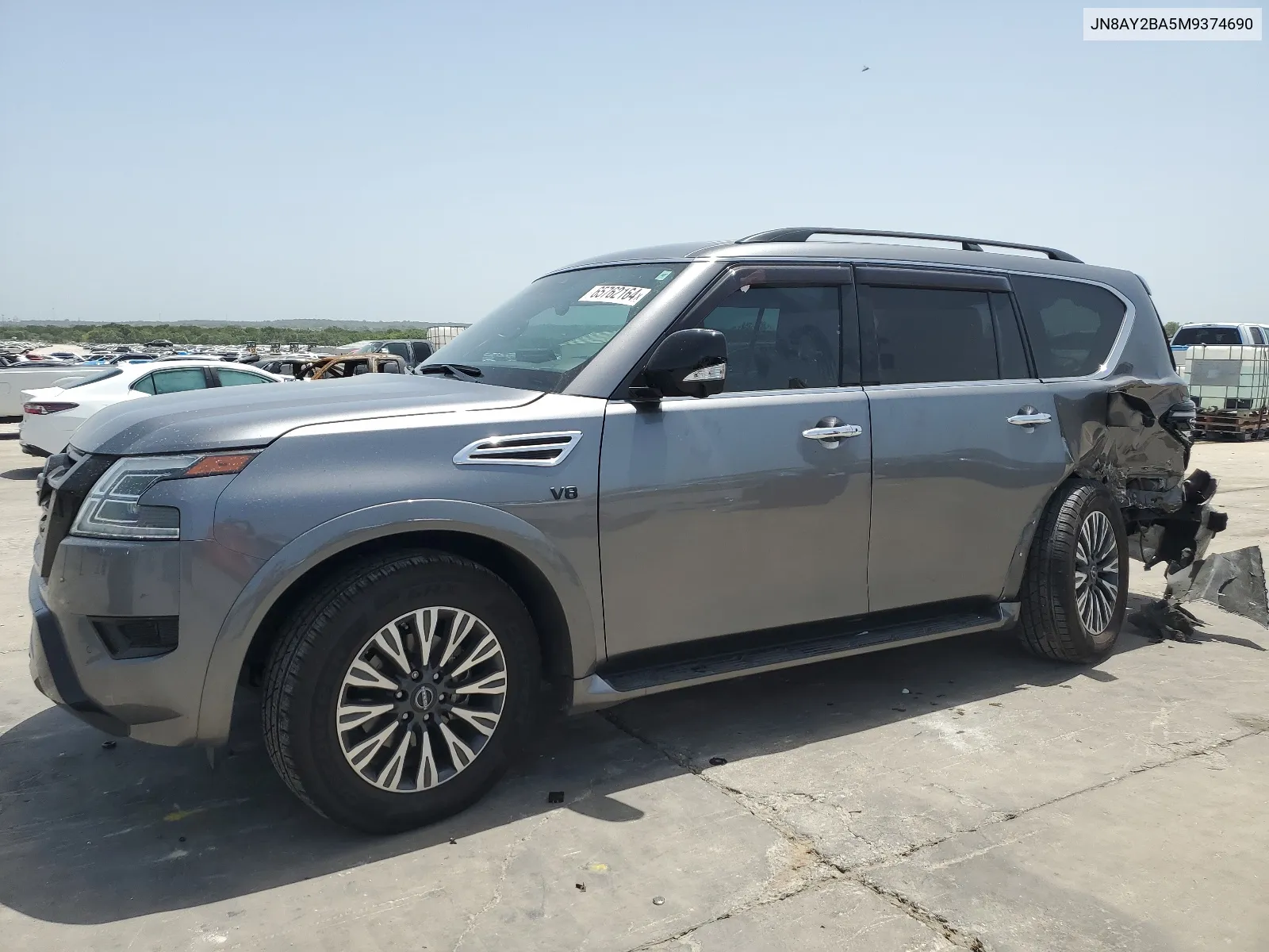 JN8AY2BA5M9374690 2021 Nissan Armada Sl