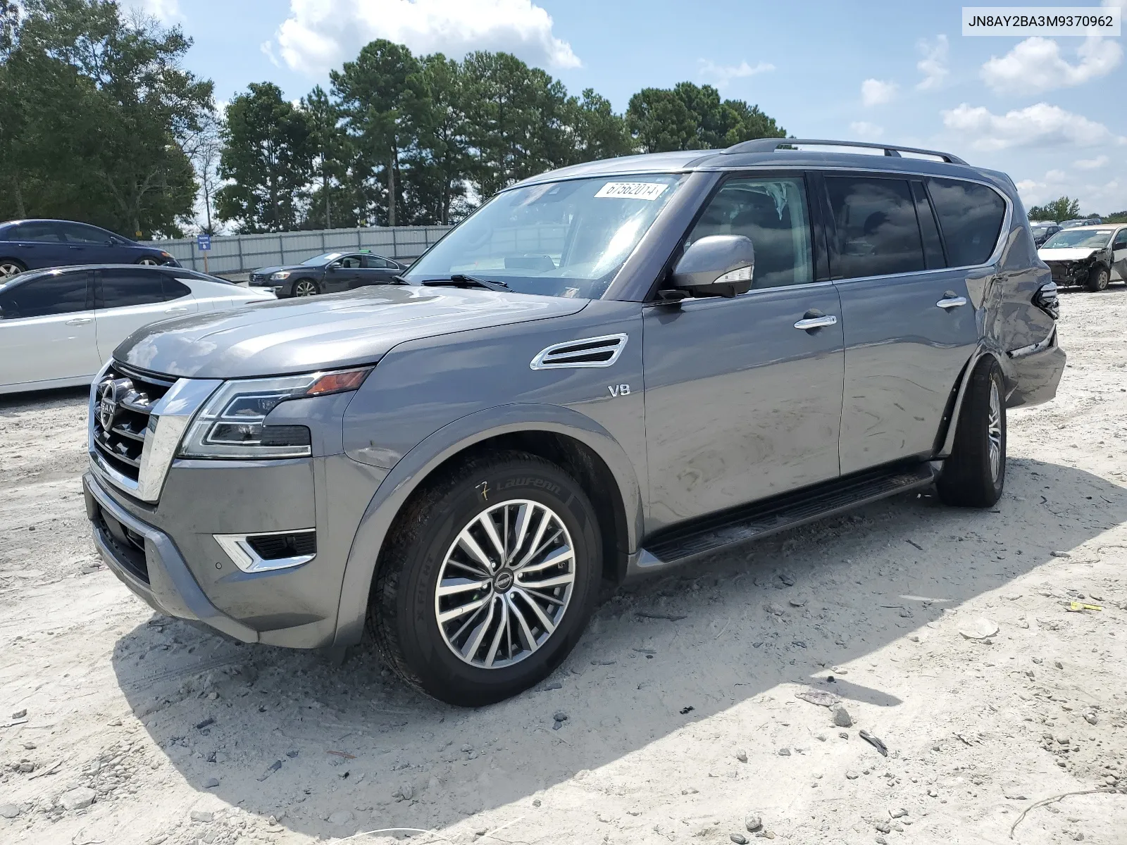 JN8AY2BA3M9370962 2021 Nissan Armada Sl