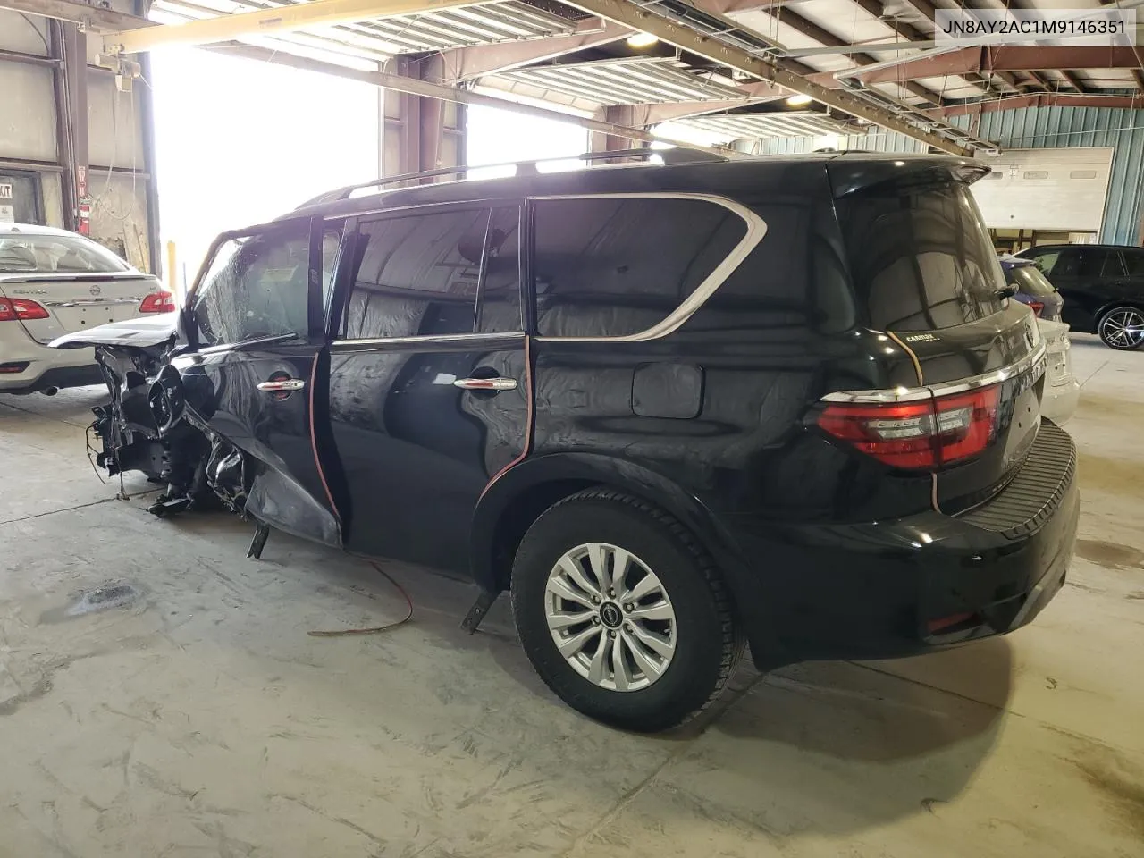 2021 Nissan Armada Sv VIN: JN8AY2AC1M9146351 Lot: 70776764