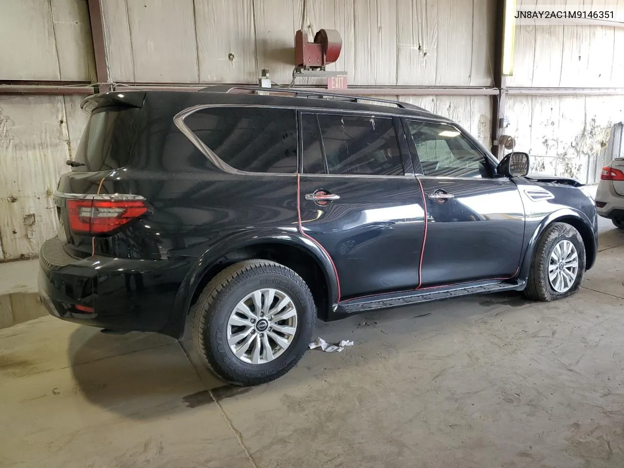 2021 Nissan Armada Sv VIN: JN8AY2AC1M9146351 Lot: 70776764