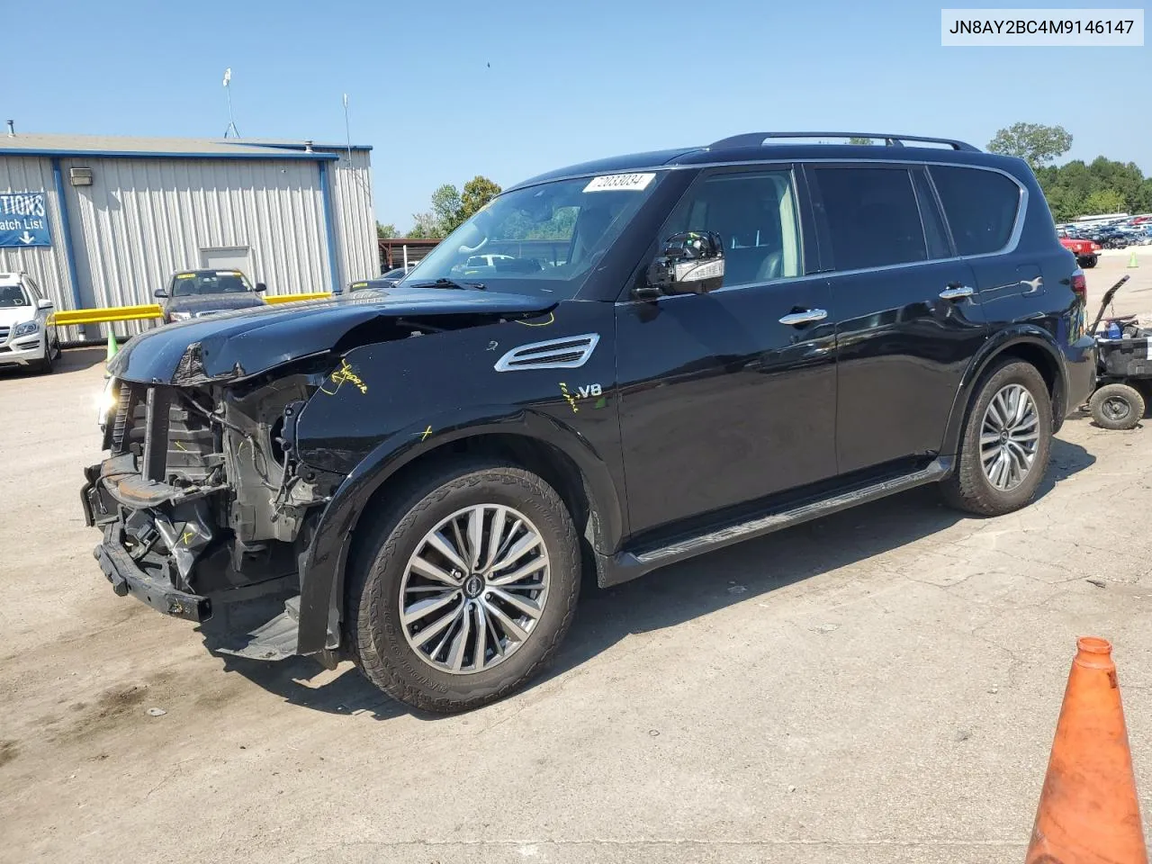 2021 Nissan Armada Sl VIN: JN8AY2BC4M9146147 Lot: 72033034