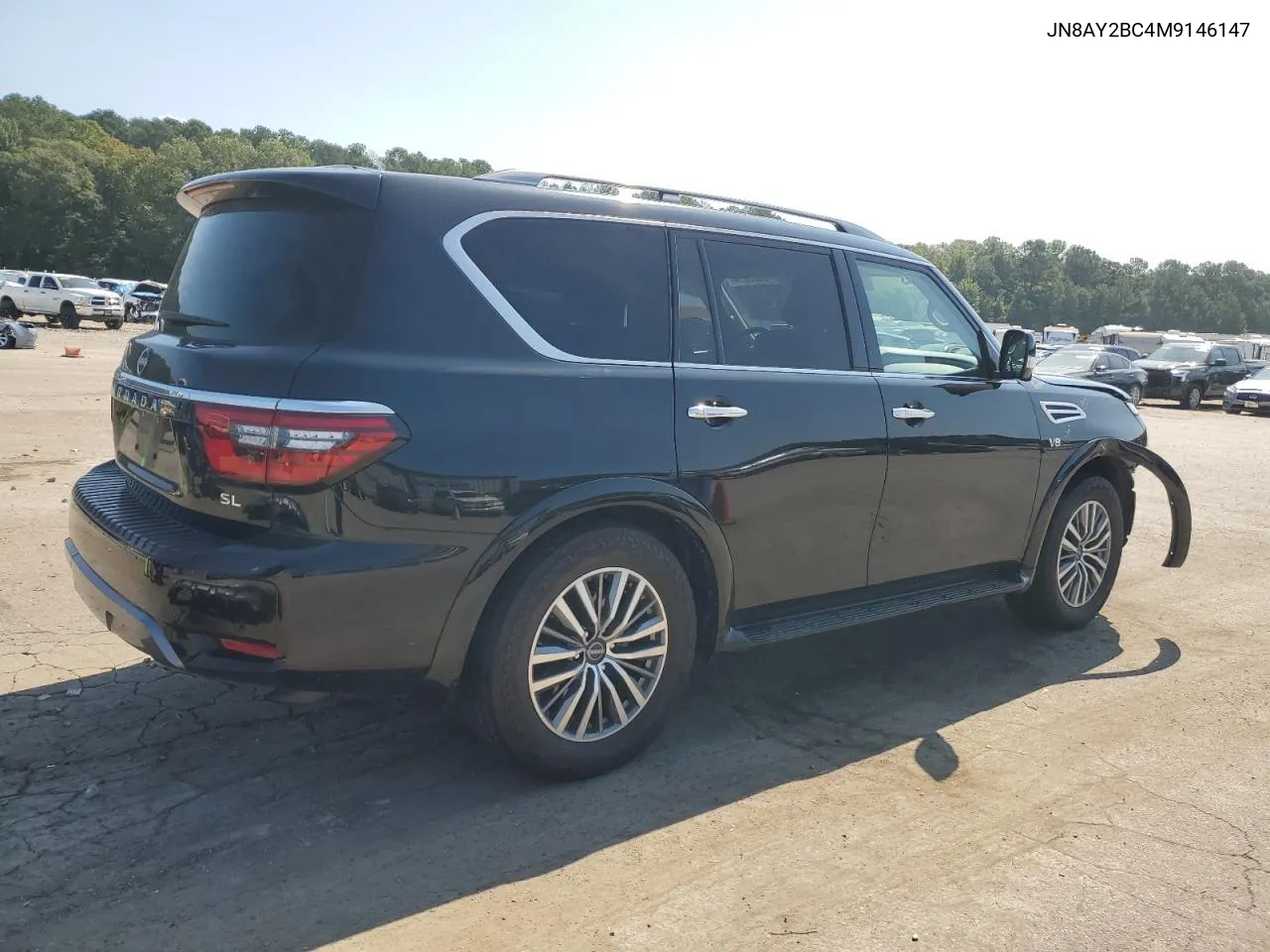 2021 Nissan Armada Sl VIN: JN8AY2BC4M9146147 Lot: 72033034