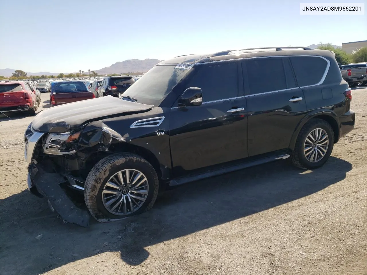 JN8AY2AD8M9662201 2021 Nissan Armada Sv