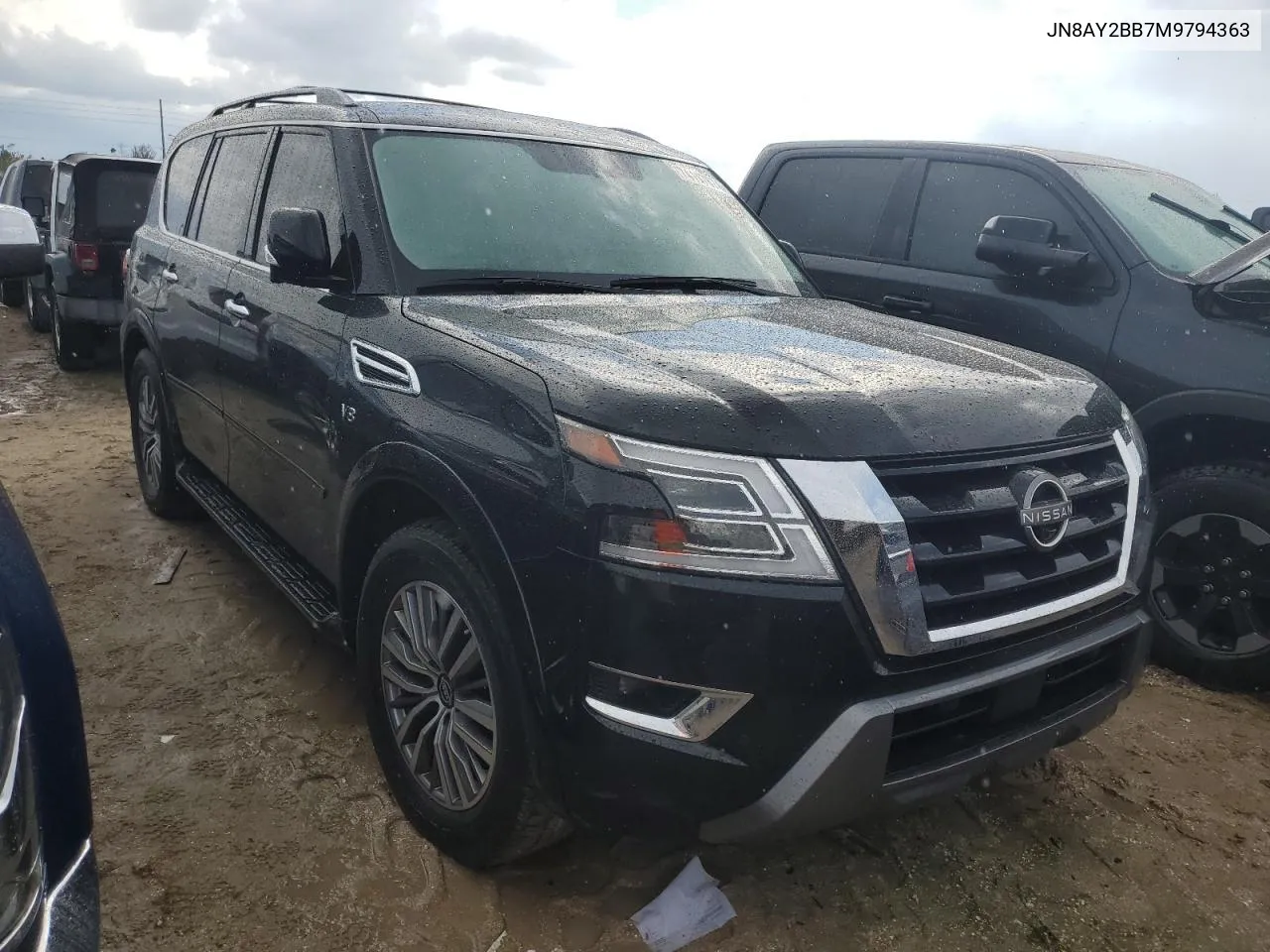 2021 Nissan Armada Sl VIN: JN8AY2BB7M9794363 Lot: 74197674