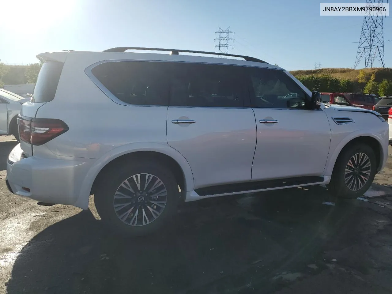 2021 Nissan Armada Sl VIN: JN8AY2BBXM9790906 Lot: 74825794