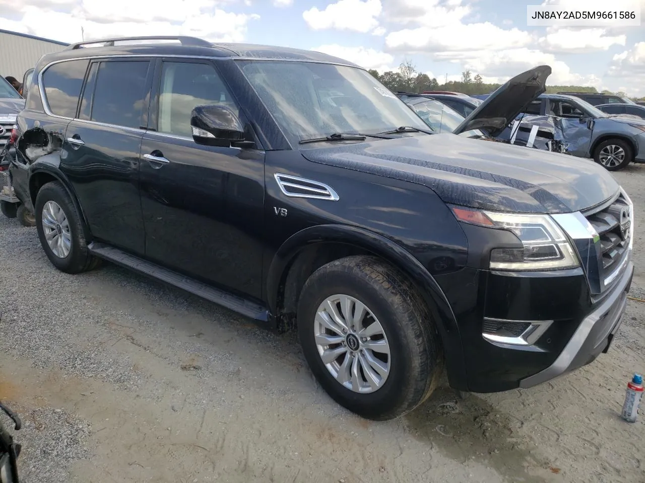 2021 Nissan Armada Sv VIN: JN8AY2AD5M9661586 Lot: 74919974