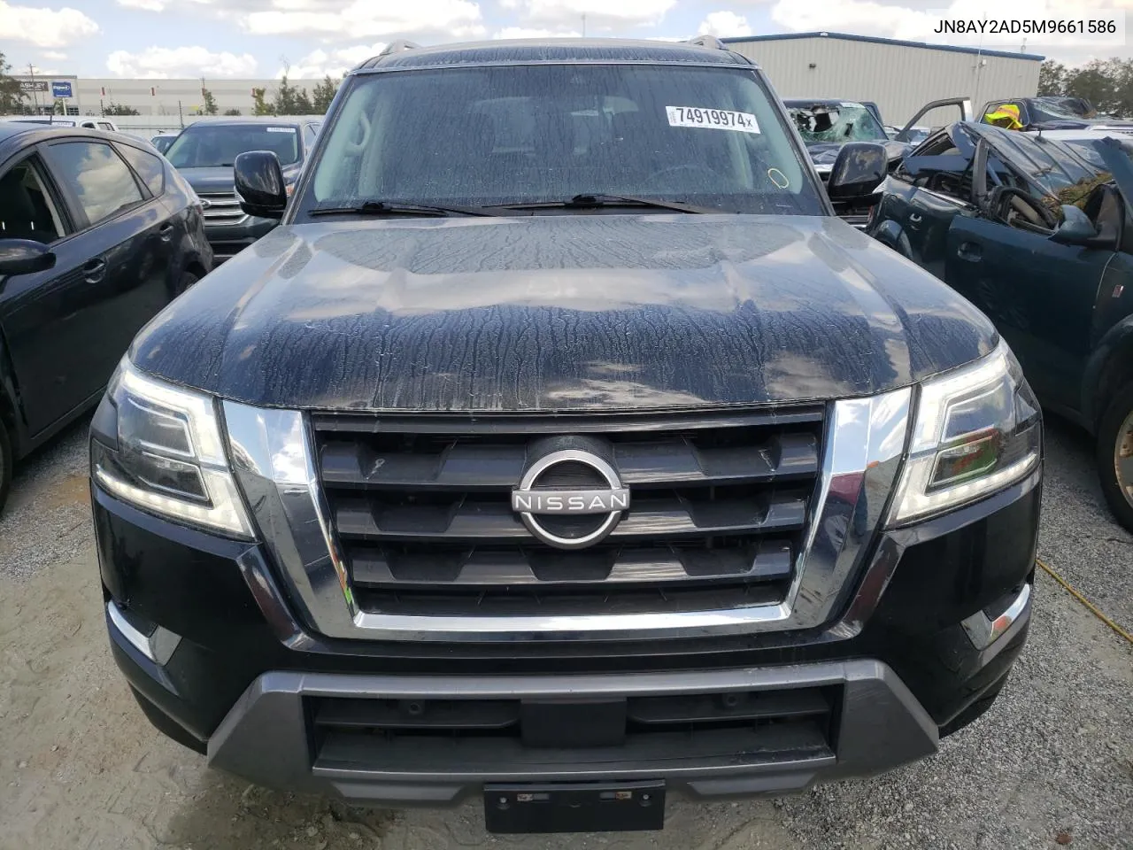 2021 Nissan Armada Sv VIN: JN8AY2AD5M9661586 Lot: 74919974