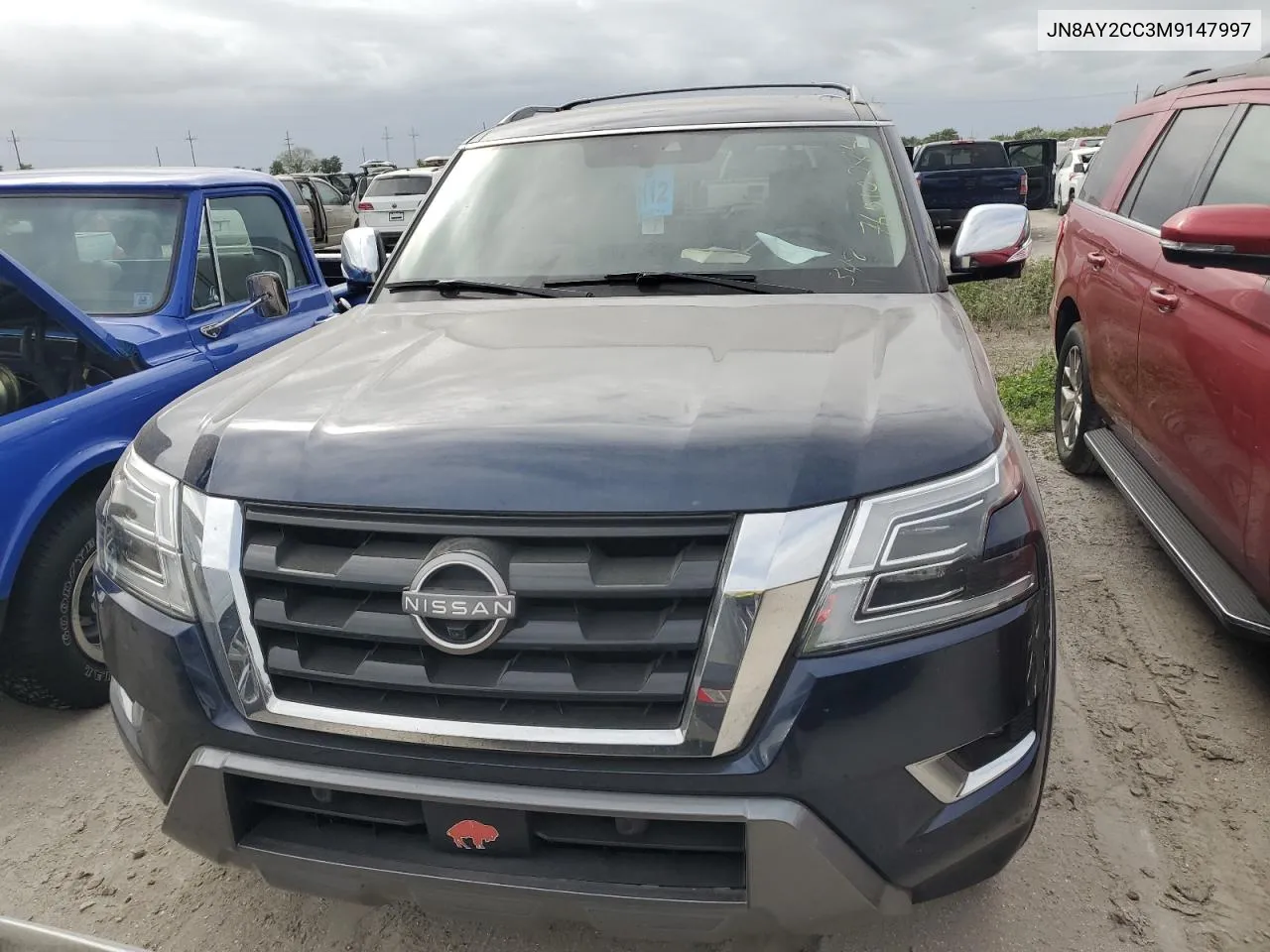 2021 Nissan Armada Platinum VIN: JN8AY2CC3M9147997 Lot: 76510284