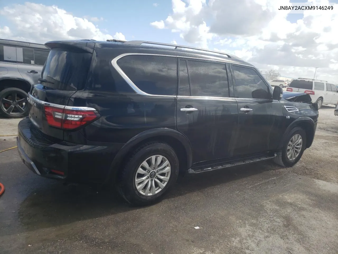 2021 Nissan Armada Sv VIN: JN8AY2ACXM9146249 Lot: 76587094