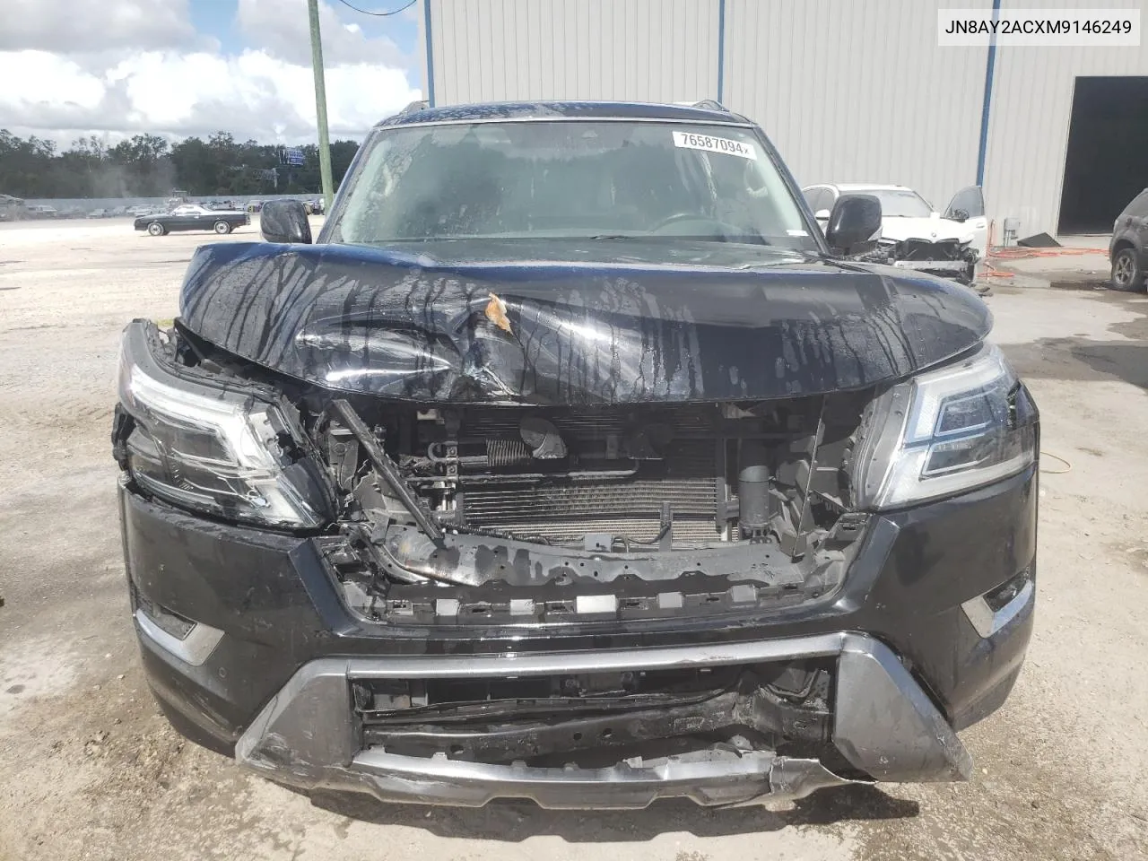 2021 Nissan Armada Sv VIN: JN8AY2ACXM9146249 Lot: 76587094