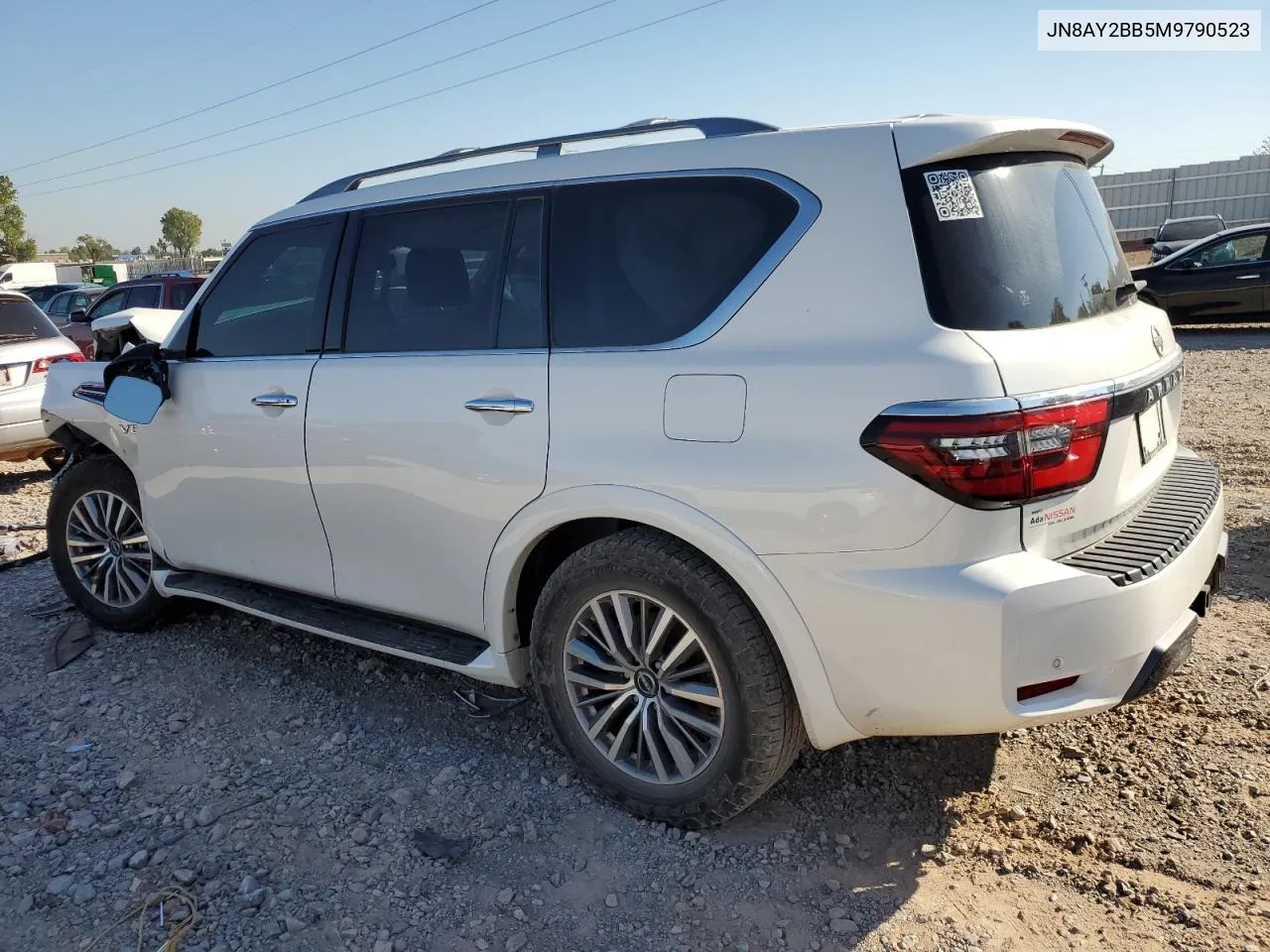 2021 Nissan Armada Sl VIN: JN8AY2BB5M9790523 Lot: 77376444