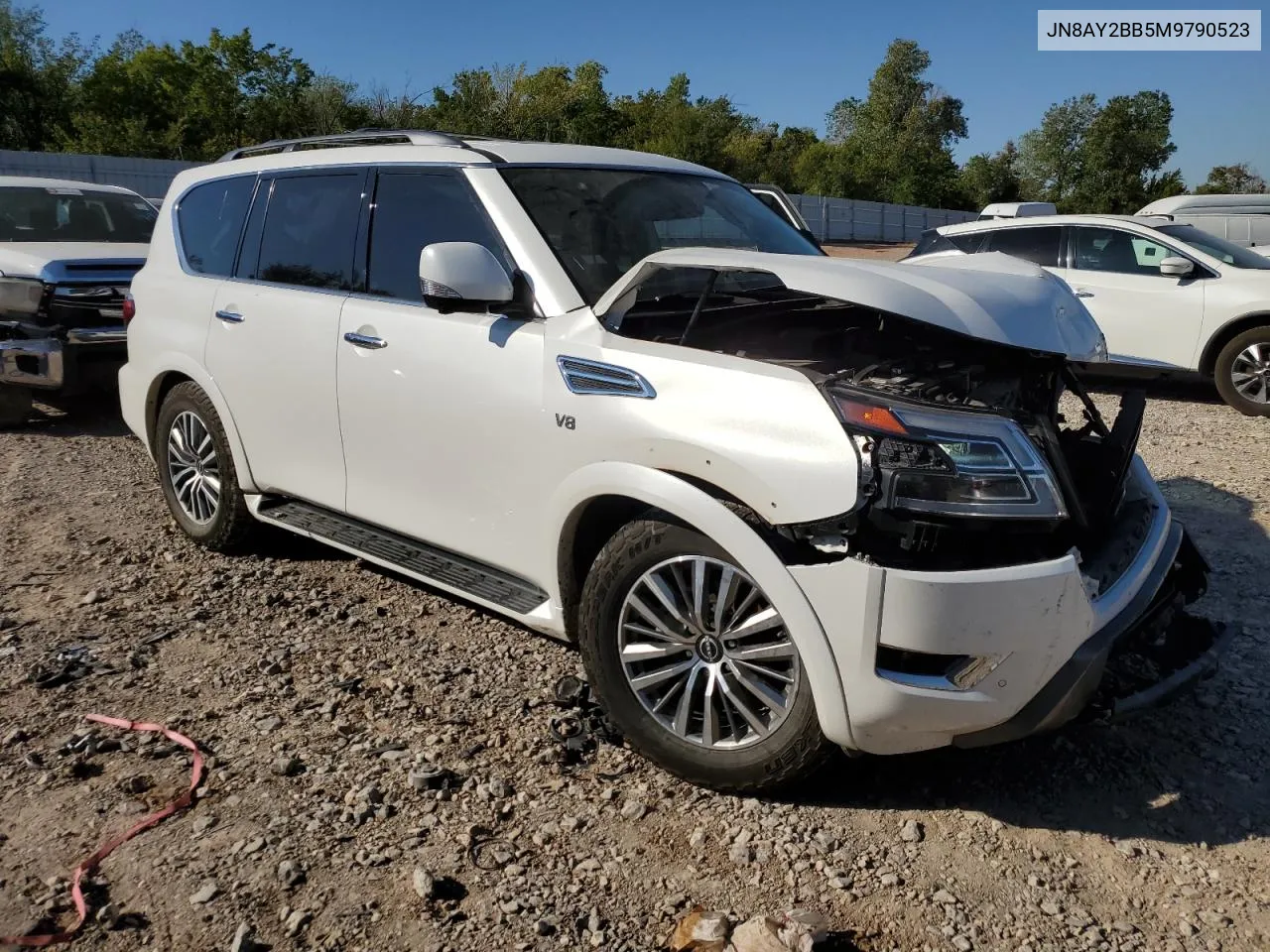 2021 Nissan Armada Sl VIN: JN8AY2BB5M9790523 Lot: 77376444