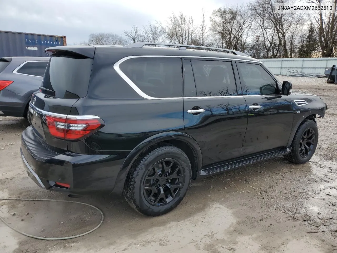 2021 Nissan Armada Sv VIN: JN8AY2ADXM9662510 Lot: 81333914