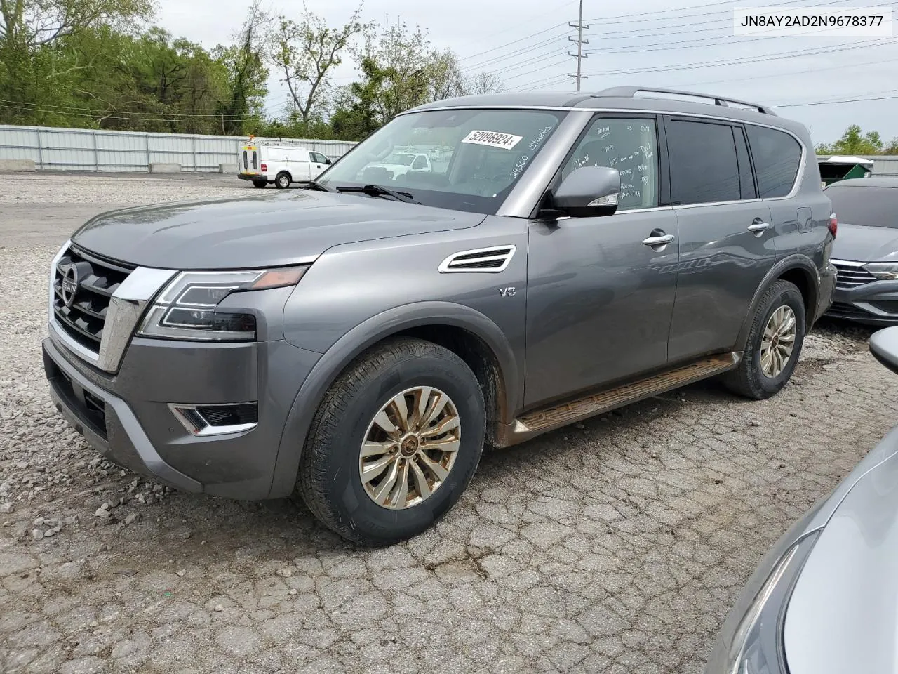 JN8AY2AD2N9678377 2022 Nissan Armada S