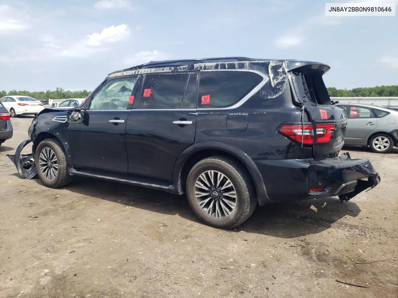 2022 Nissan Armada Sl VIN: JN8AY2BB0N9810646 Lot: 65018924