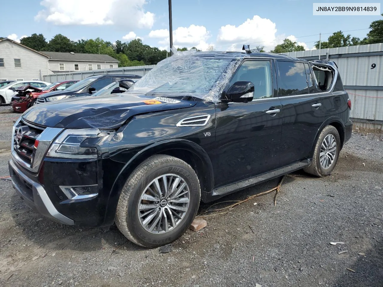 2022 Nissan Armada Sl VIN: JN8AY2BB9N9814839 Lot: 66483904