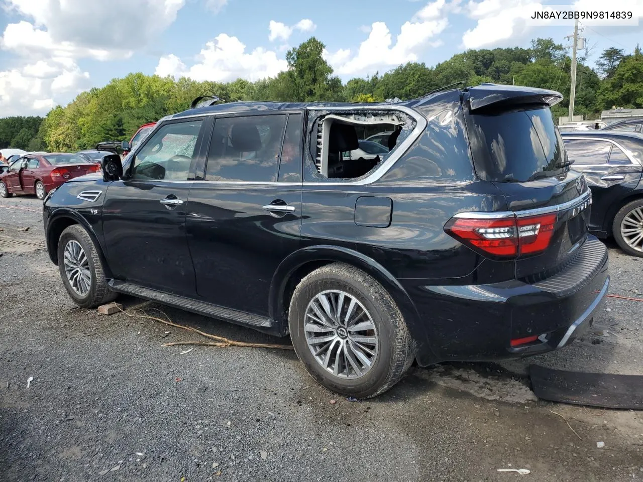 2022 Nissan Armada Sl VIN: JN8AY2BB9N9814839 Lot: 66483904