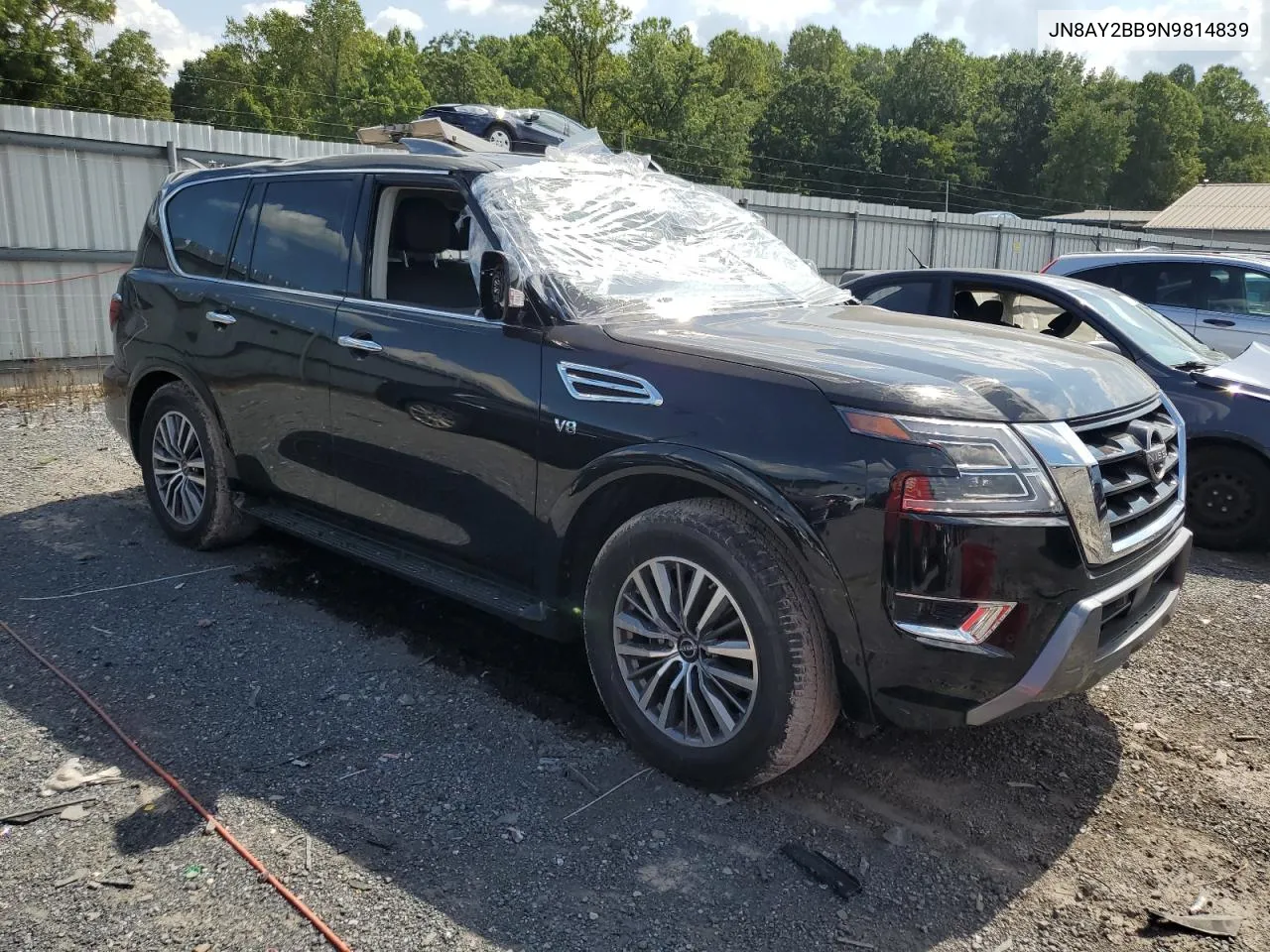 2022 Nissan Armada Sl VIN: JN8AY2BB9N9814839 Lot: 66483904