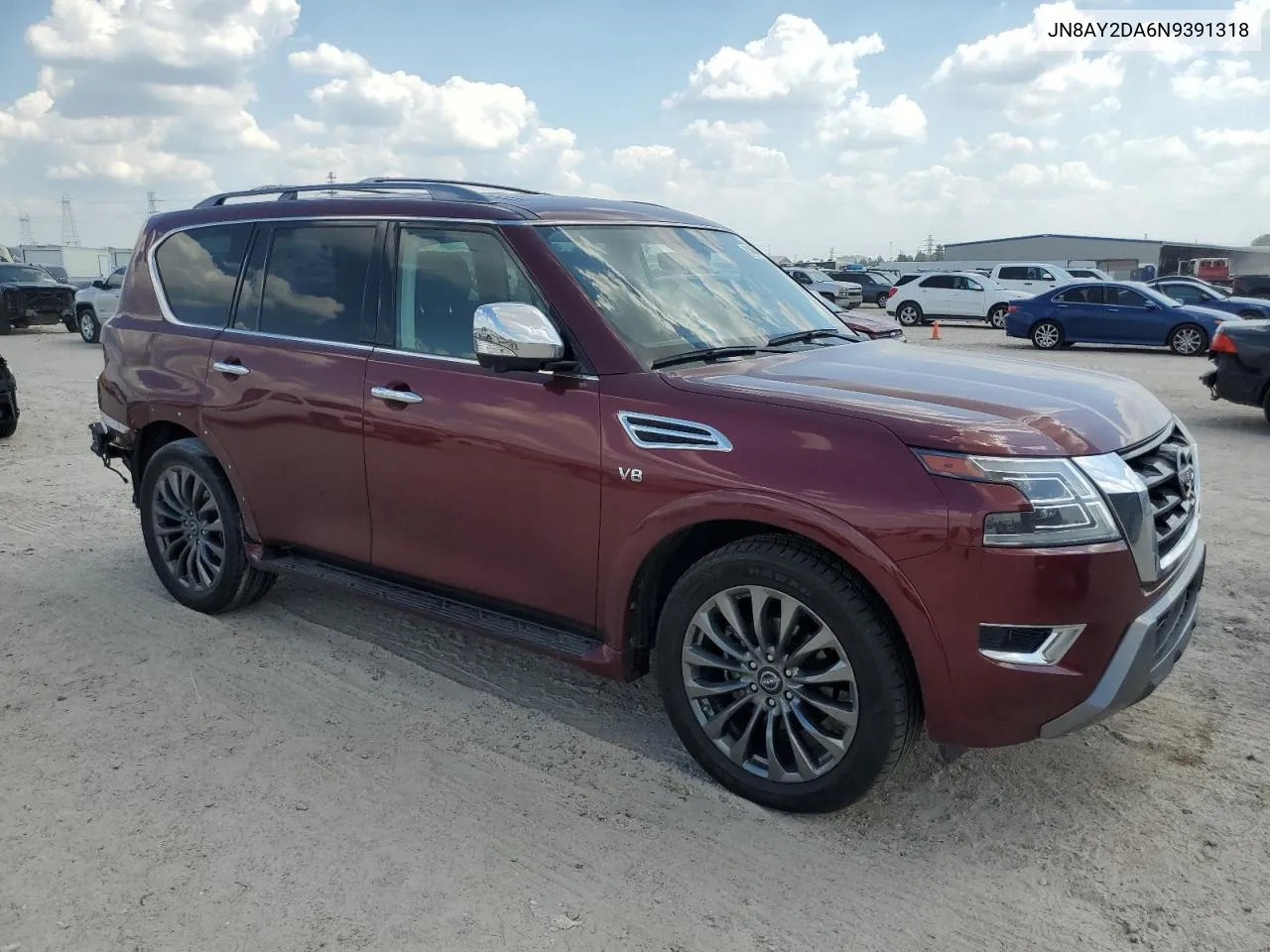 JN8AY2DA6N9391318 2022 Nissan Armada Platinum