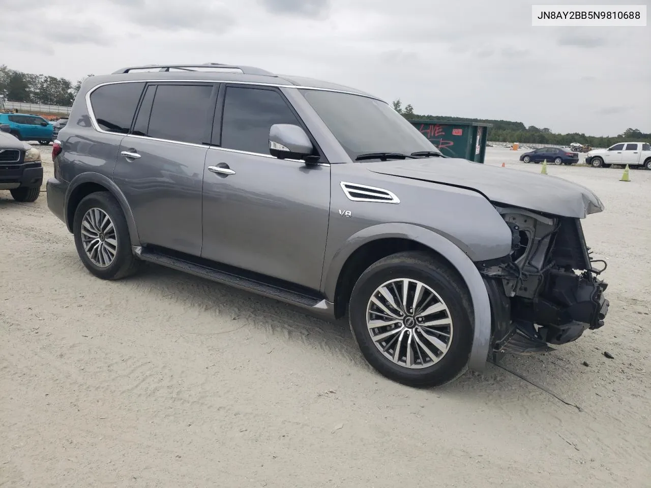 2022 Nissan Armada Sl VIN: JN8AY2BB5N9810688 Lot: 71798224